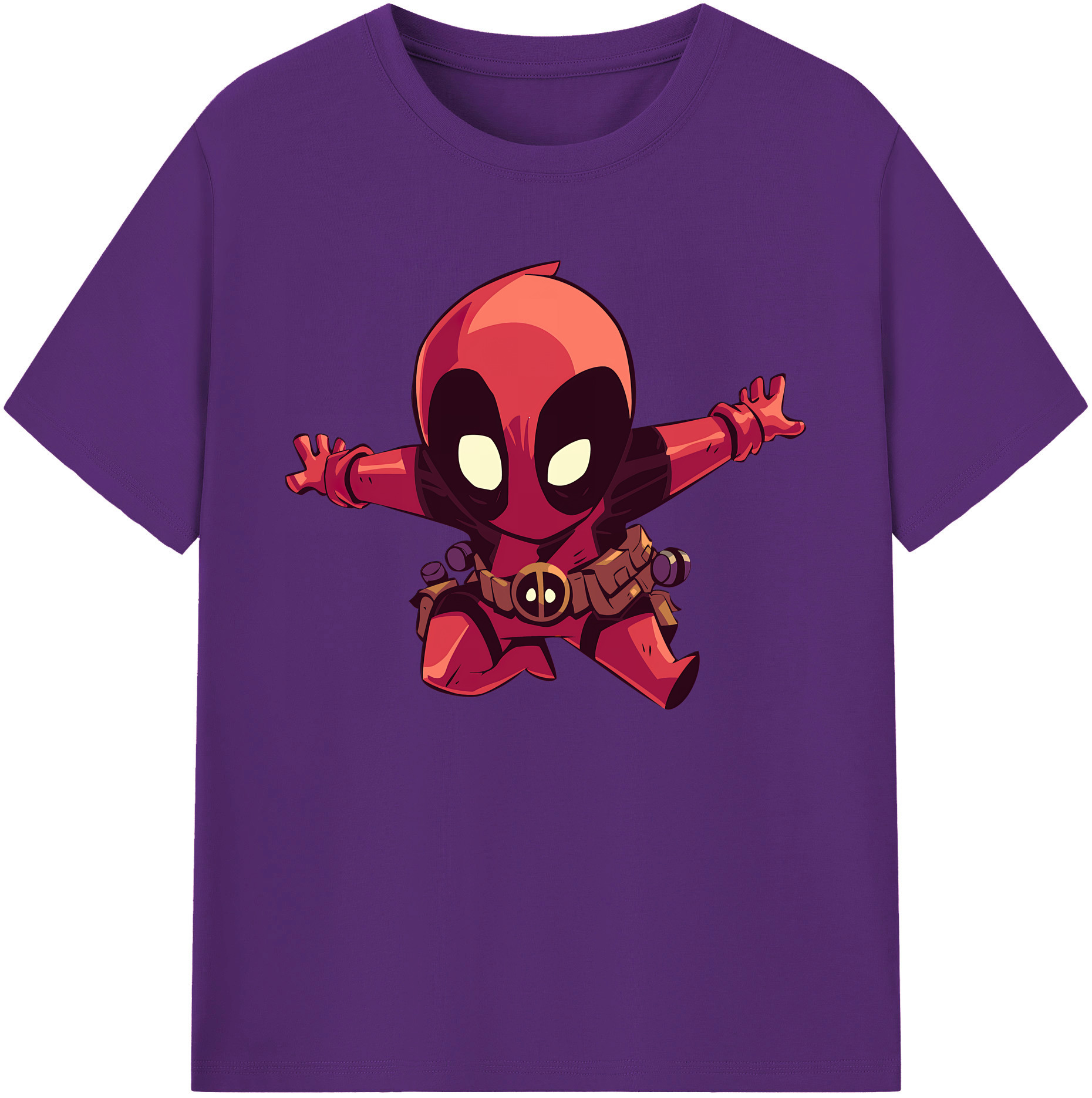 （画像用） Deadpool デッドプール 綿100％ メンズ半袖Tシャツ｜肌触りやわらか＆通気性
