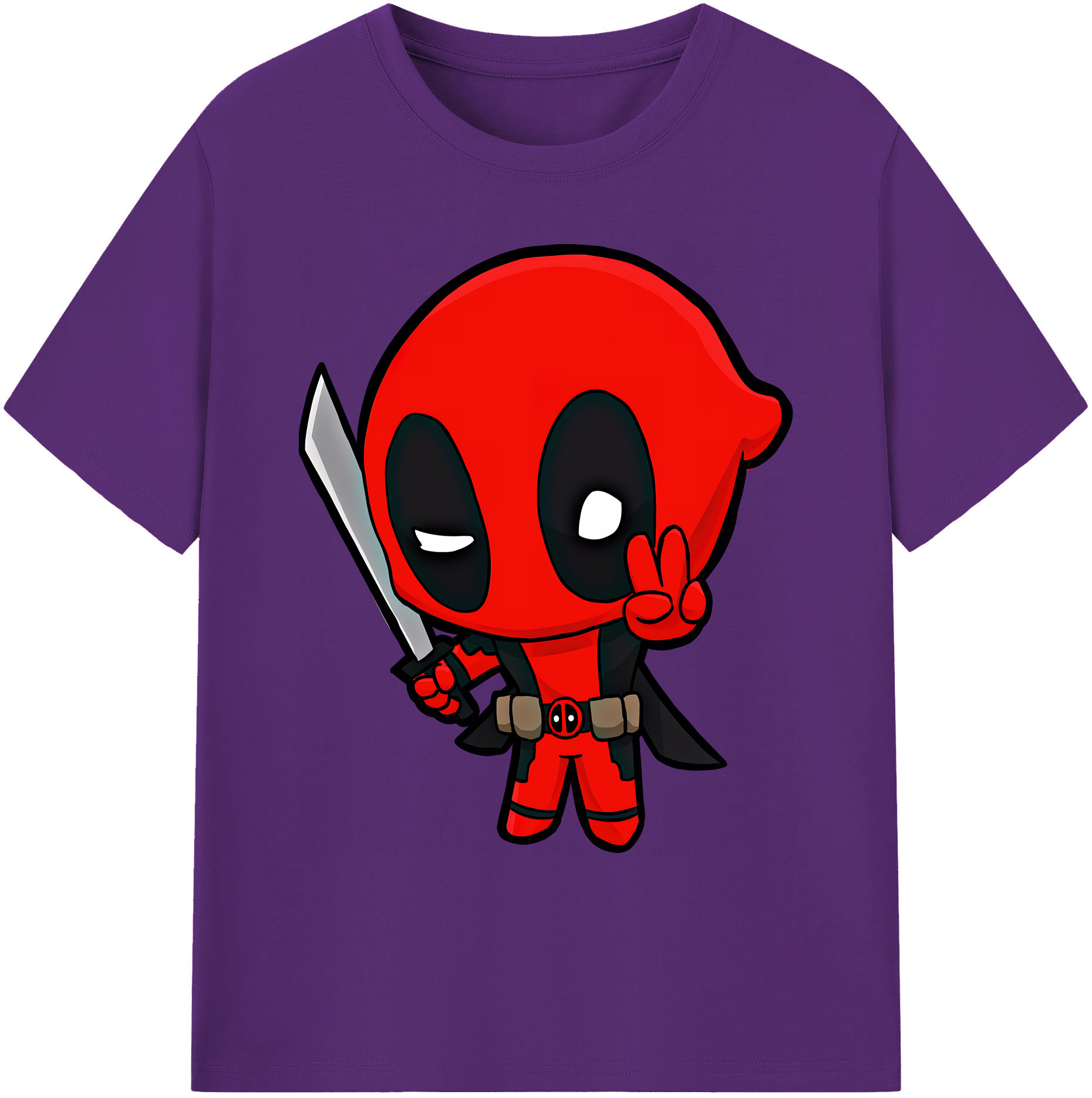 （画像用） Deadpool デッドプール 綿100％ メンズ半袖Tシャツ｜肌触りやわらか＆通気性