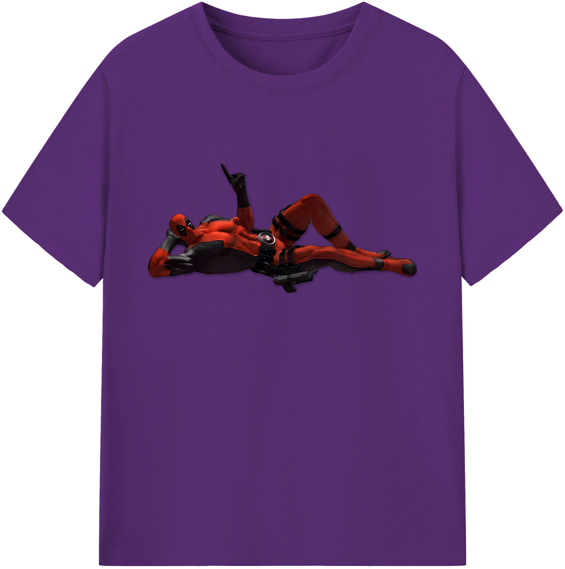 （画像用） Deadpool デッドプール 綿100％ メンズ半袖Tシャツ｜肌触りやわらか＆通気性