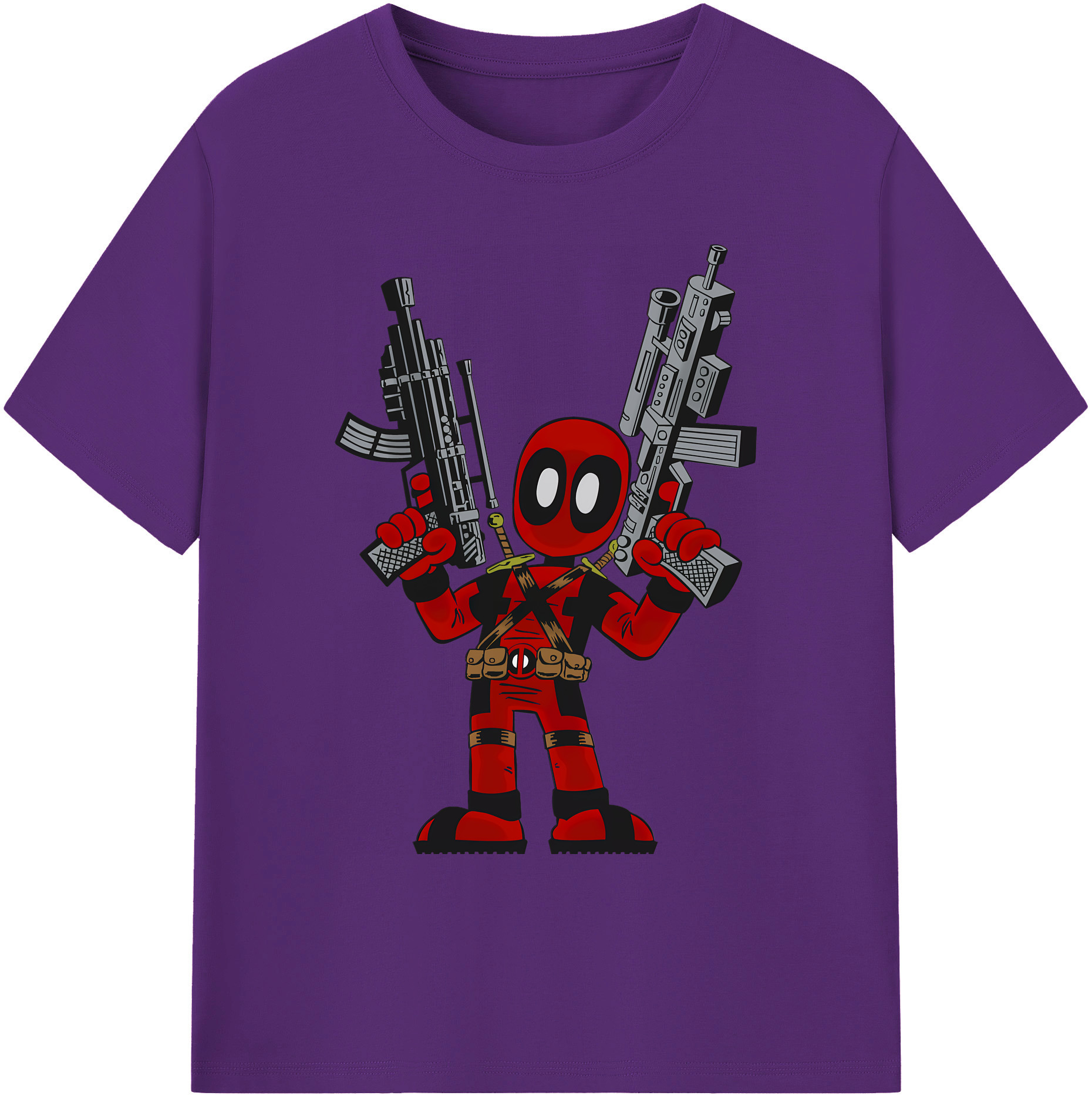 （画像用） Deadpool デッドプール 綿100％ メンズ半袖Tシャツ｜肌触りやわらか＆通気性