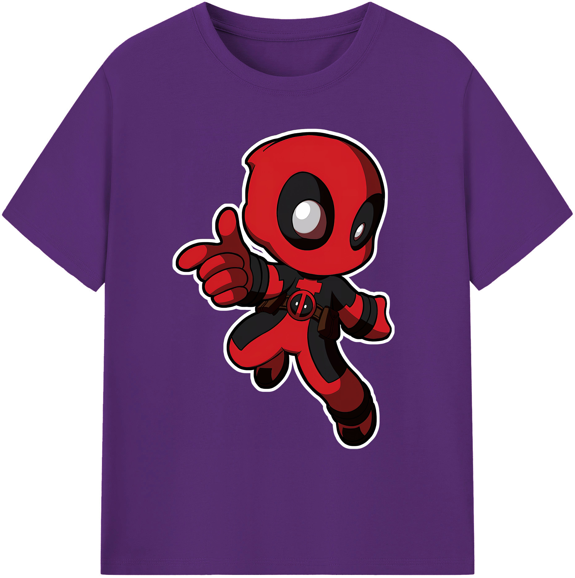 （画像用） Deadpool デッドプール 綿100％ メンズ半袖Tシャツ｜肌触りやわらか＆通気性