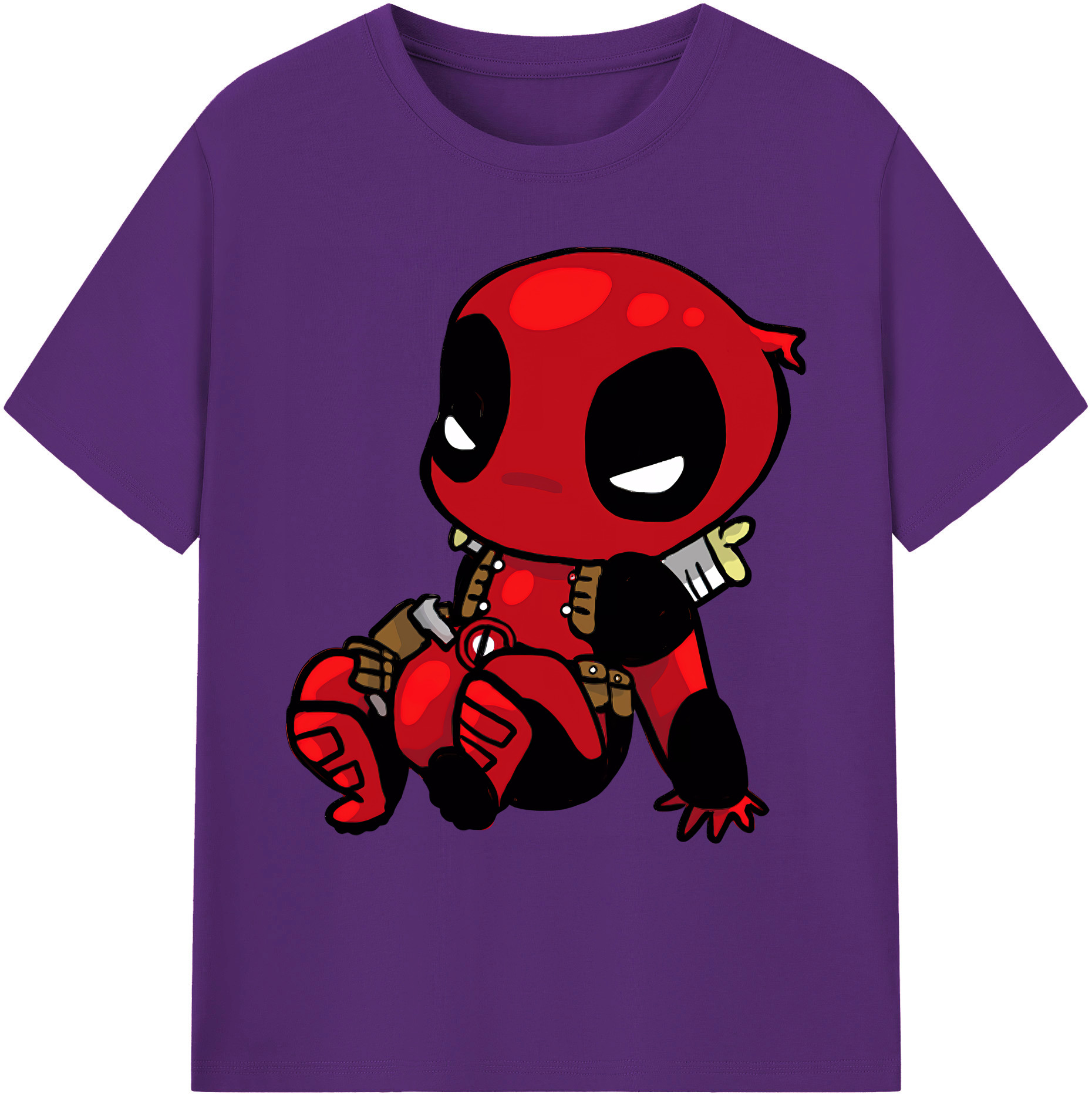 （画像用） Deadpool デッドプール 綿100％ メンズ半袖Tシャツ｜肌触りやわらか＆通気性