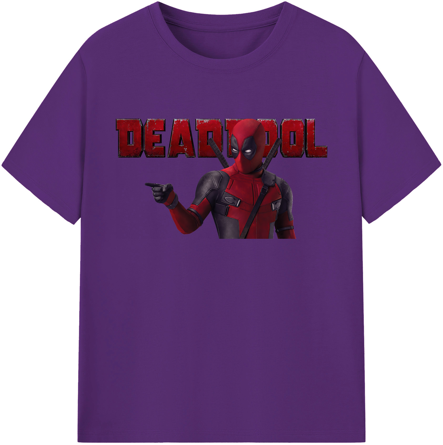 （画像用） Deadpool デッドプール 綿100％ メンズ半袖Tシャツ｜肌触りやわらか＆通気性