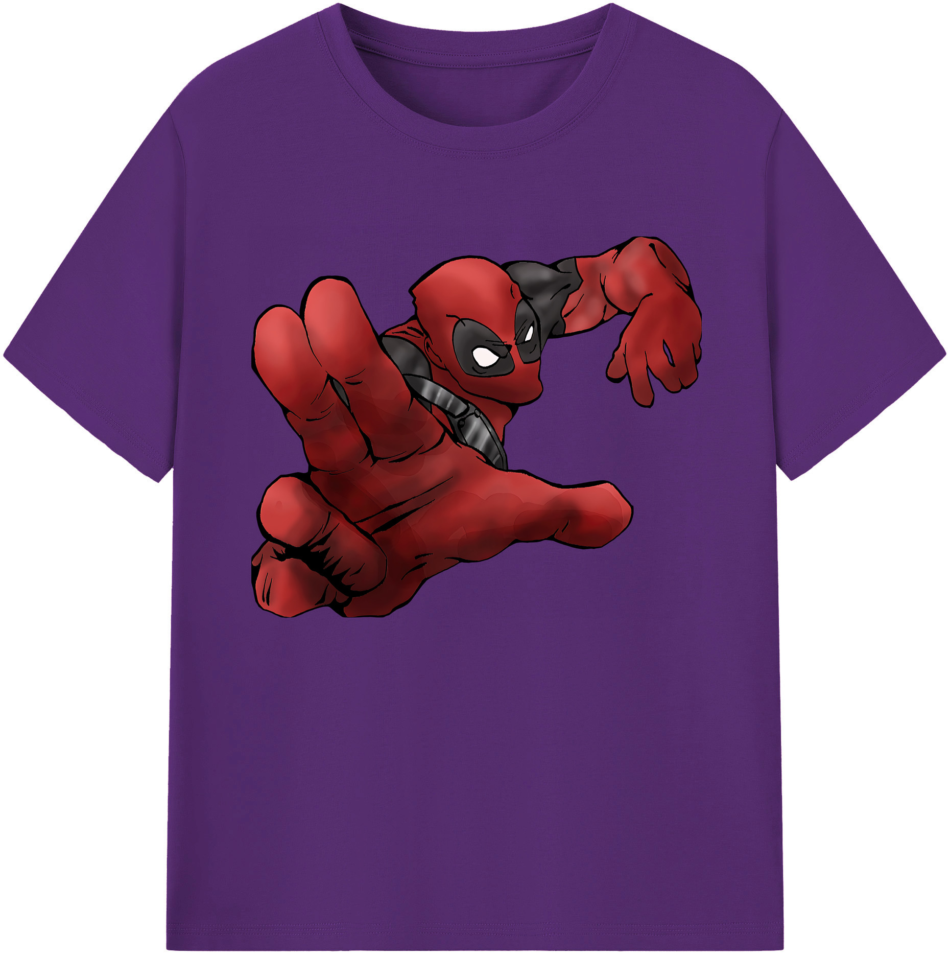 （画像用） Deadpool デッドプール 綿100％ メンズ半袖Tシャツ｜肌触りやわらか＆通気性