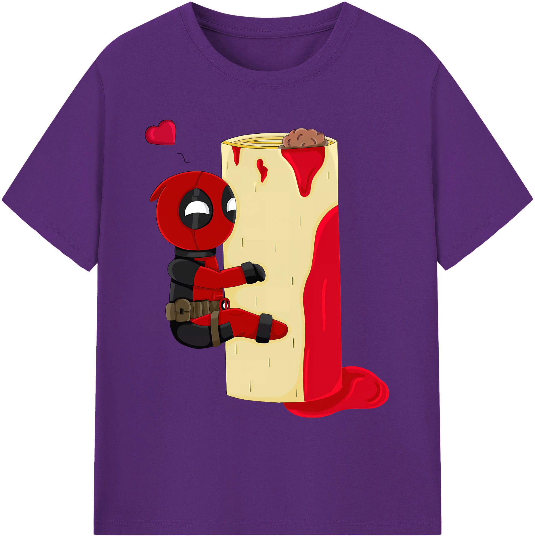 （画像用） Deadpool デッドプール 綿100％ メンズ半袖Tシャツ｜肌触りやわらか＆通気性