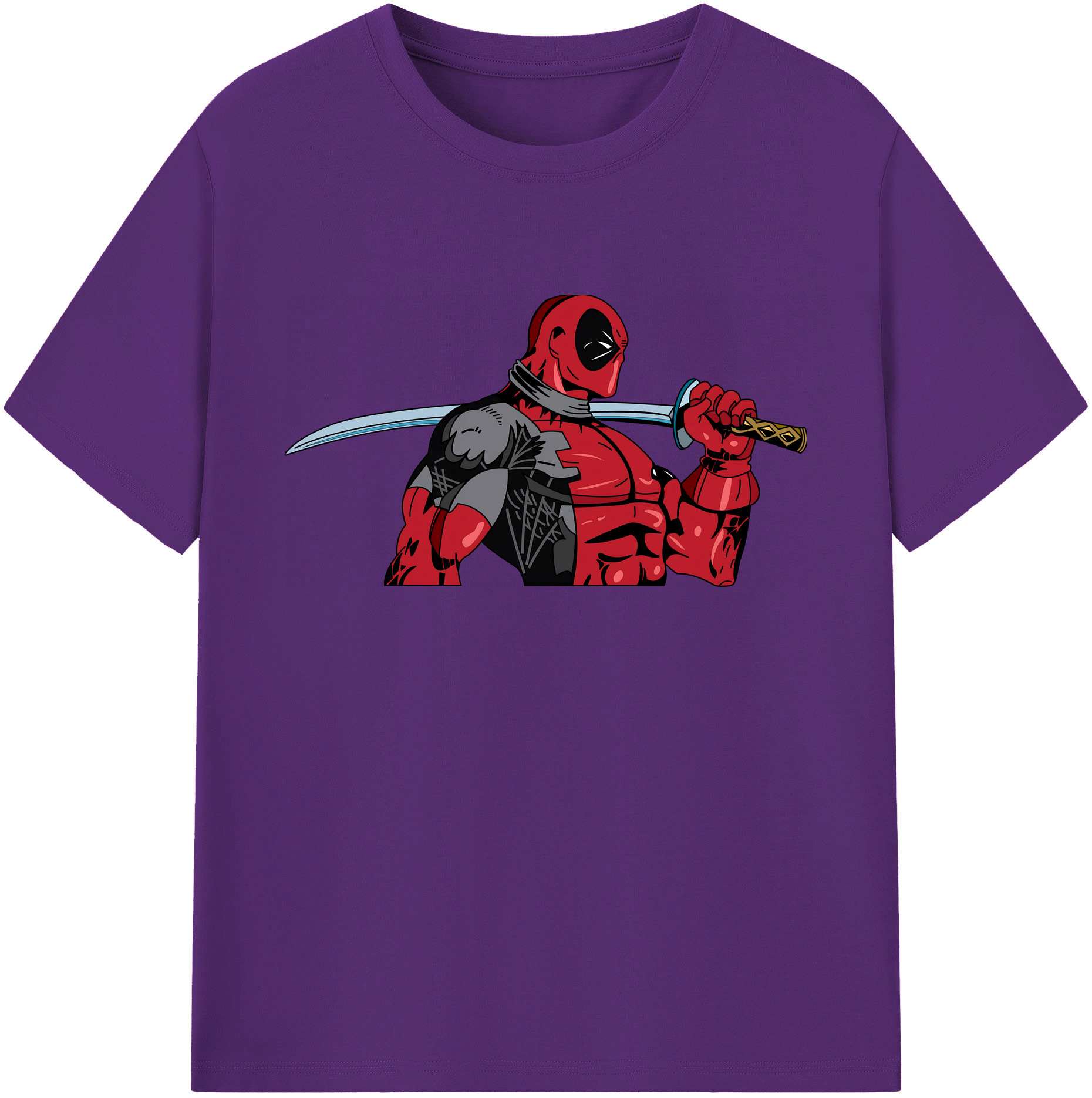 （画像用） Deadpool デッドプール 綿100％ メンズ半袖Tシャツ｜肌触りやわらか＆通気性