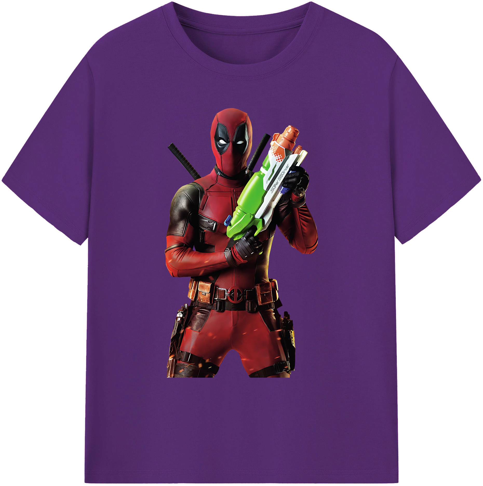 （画像用） Deadpool デッドプール 綿100％ メンズ半袖Tシャツ｜肌触りやわらか＆通気性