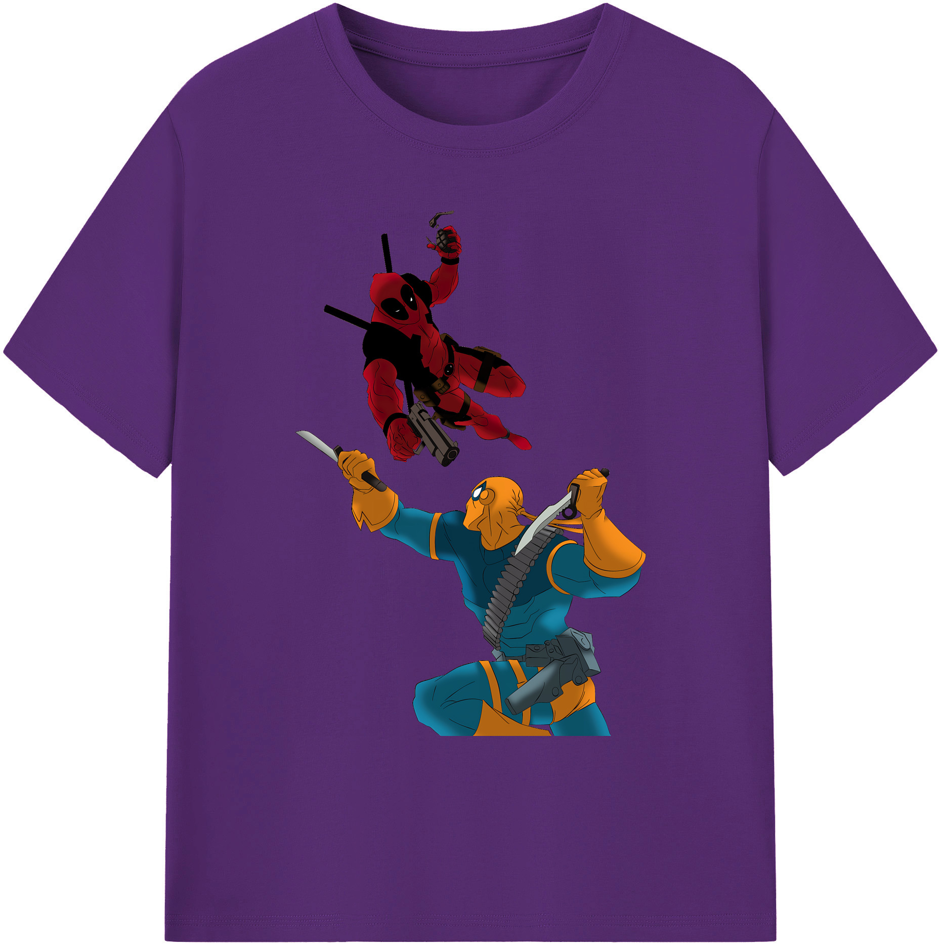 （画像用） Deadpool デッドプール 綿100％ メンズ半袖Tシャツ｜肌触りやわらか＆通気性