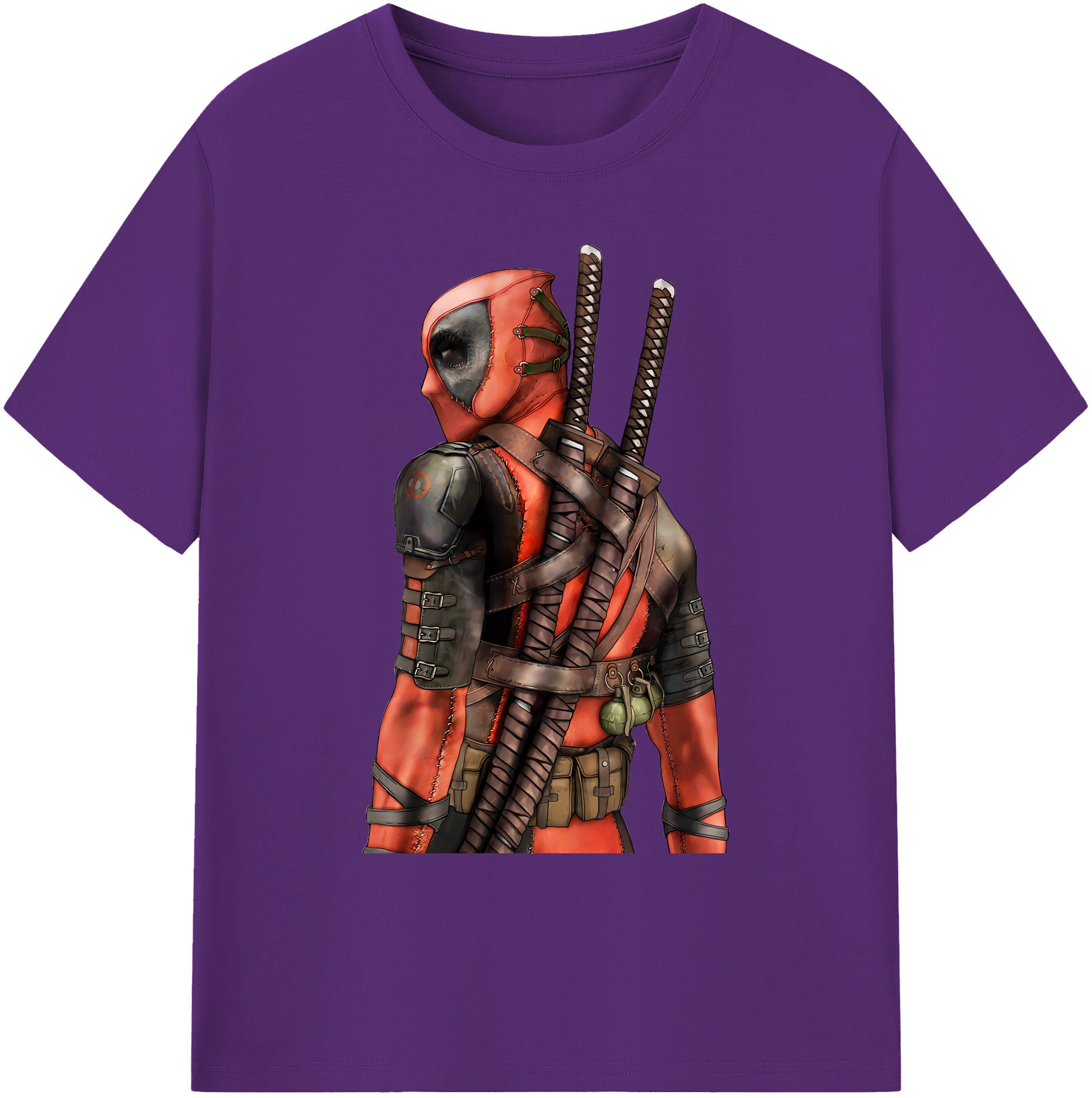 （画像用） Deadpool デッドプール 綿100％ メンズ半袖Tシャツ｜肌触りやわらか＆通気性