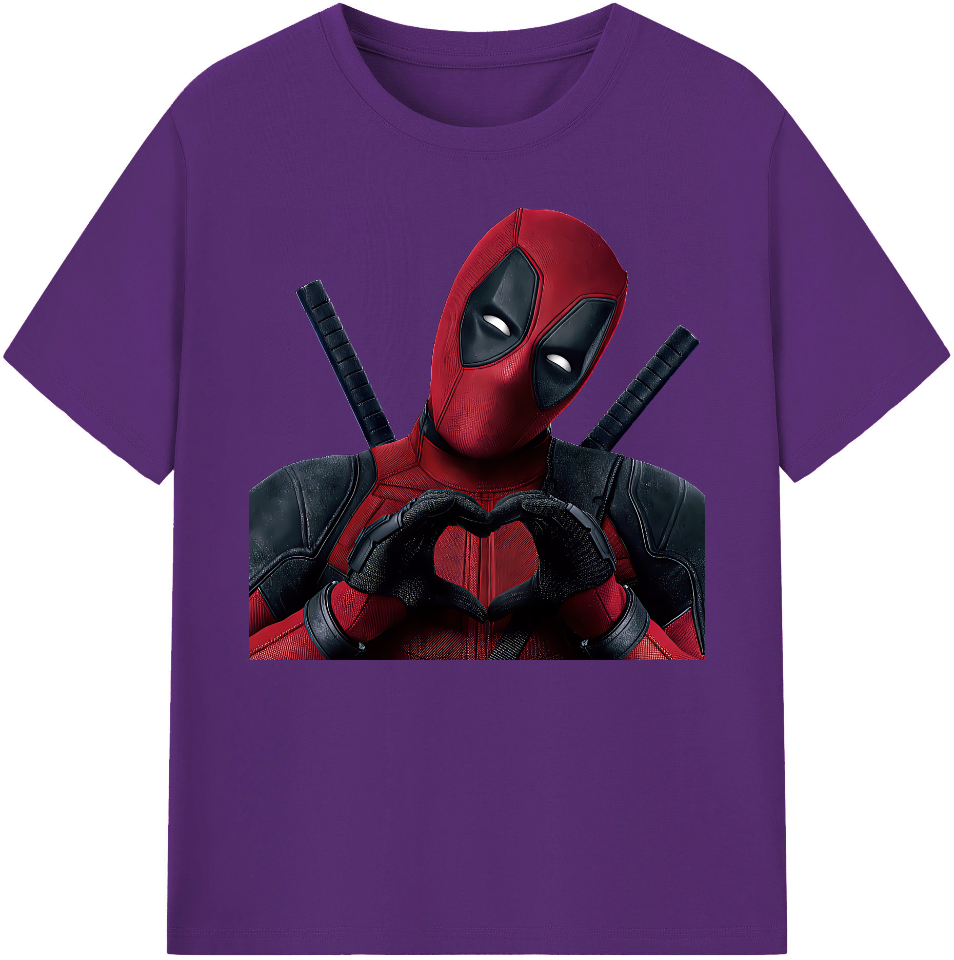 （画像用） Deadpool デッドプール 綿100％ メンズ半袖Tシャツ｜肌触りやわらか＆通気性