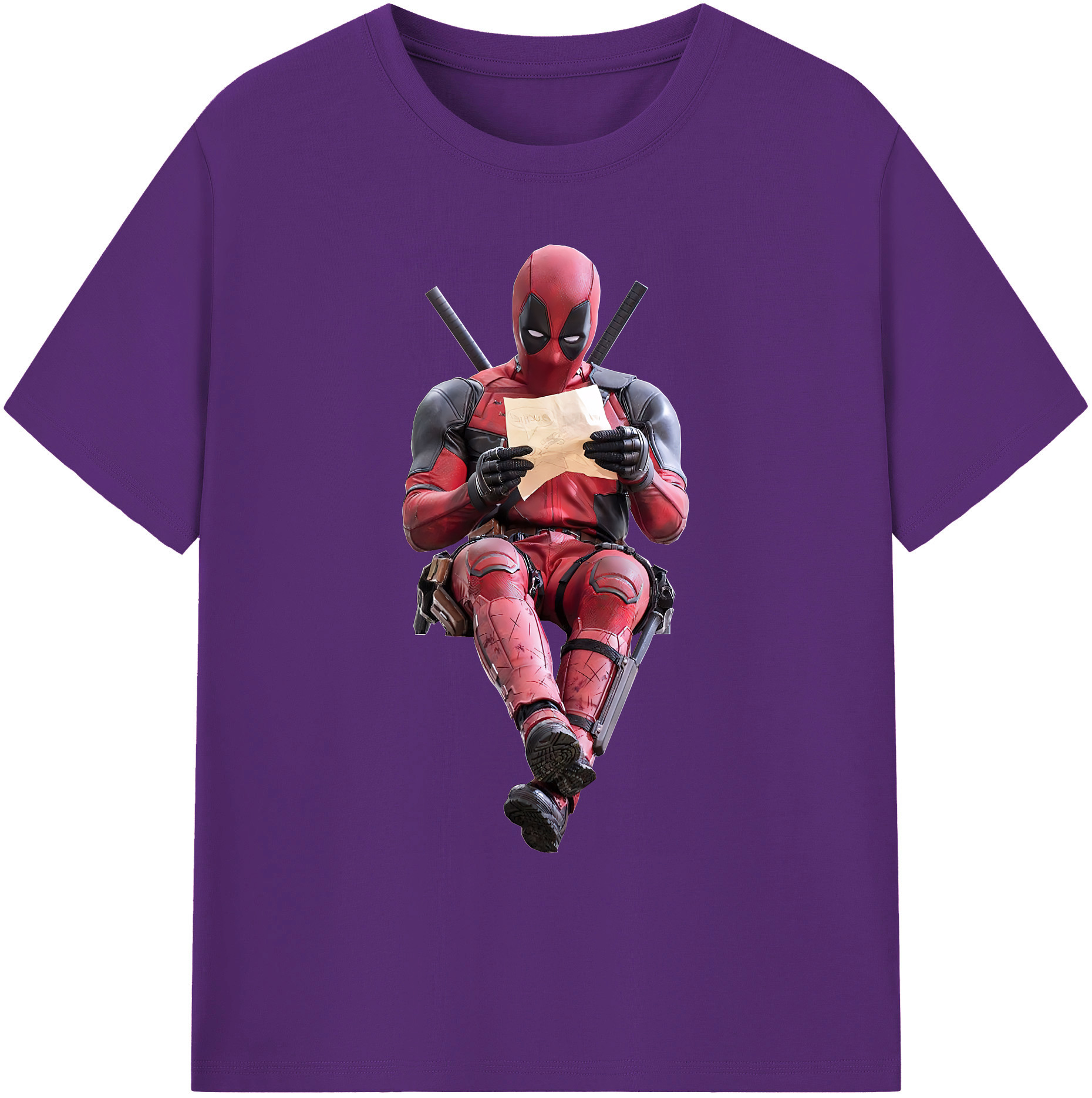 （画像用） Deadpool デッドプール 綿100％ メンズ半袖Tシャツ｜肌触りやわらか＆通気性