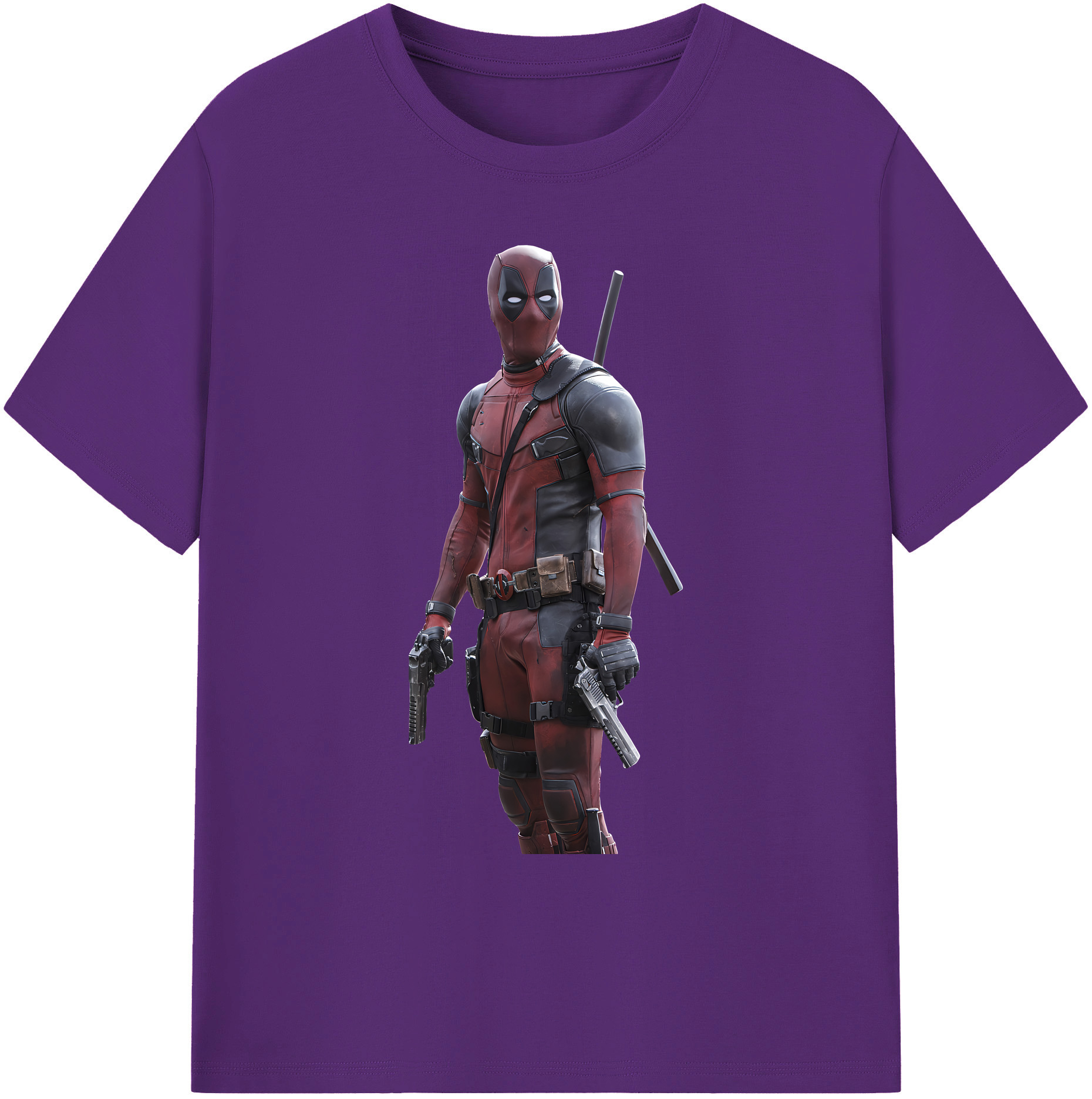 （画像用） Deadpool デッドプール 綿100％ メンズ半袖Tシャツ｜肌触りやわらか＆通気性