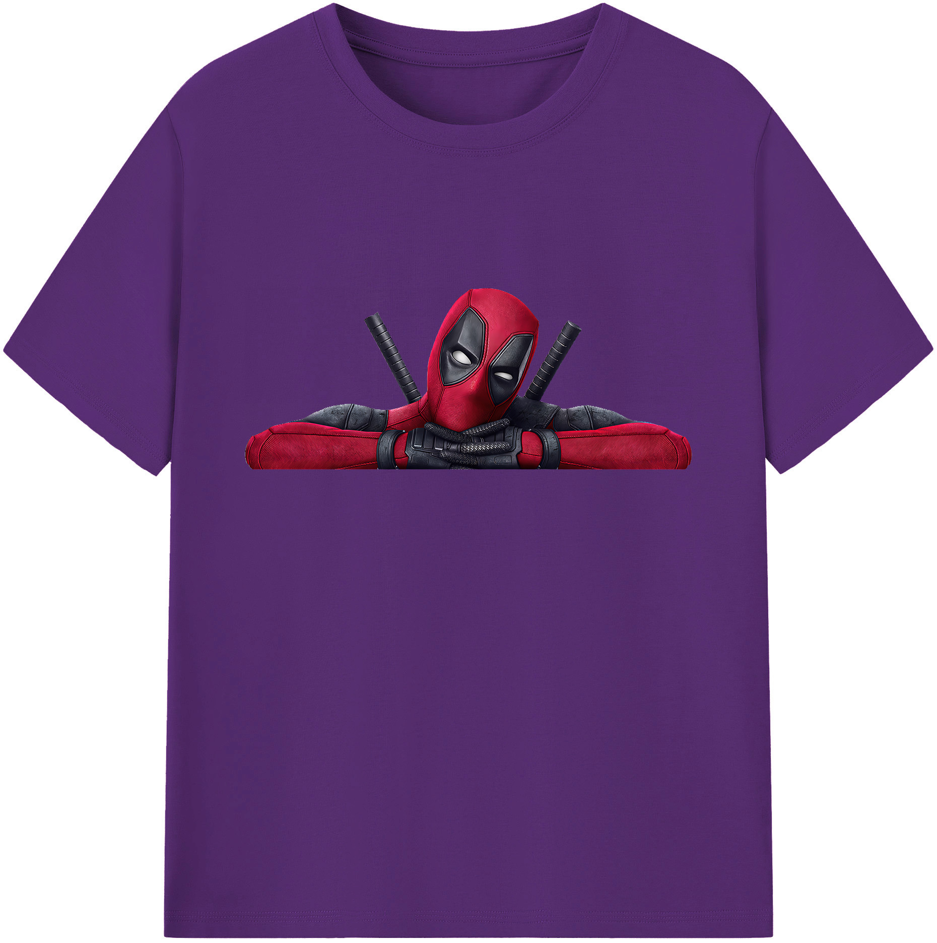 （画像用） Deadpool デッドプール 綿100％ メンズ半袖Tシャツ｜肌触りやわらか＆通気性