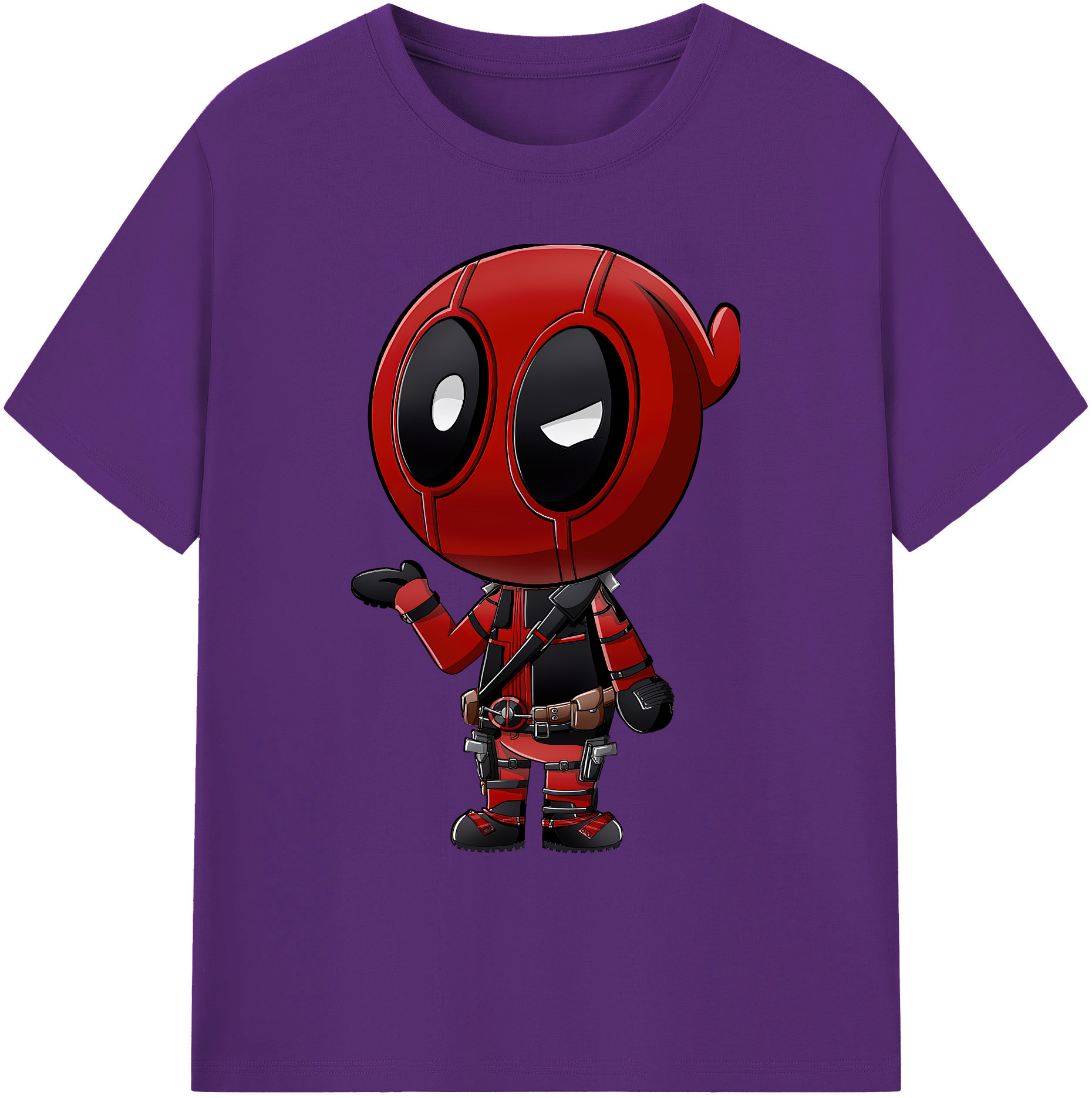 （画像用） Deadpool デッドプール 綿100％ メンズ半袖Tシャツ｜肌触りやわらか＆通気性