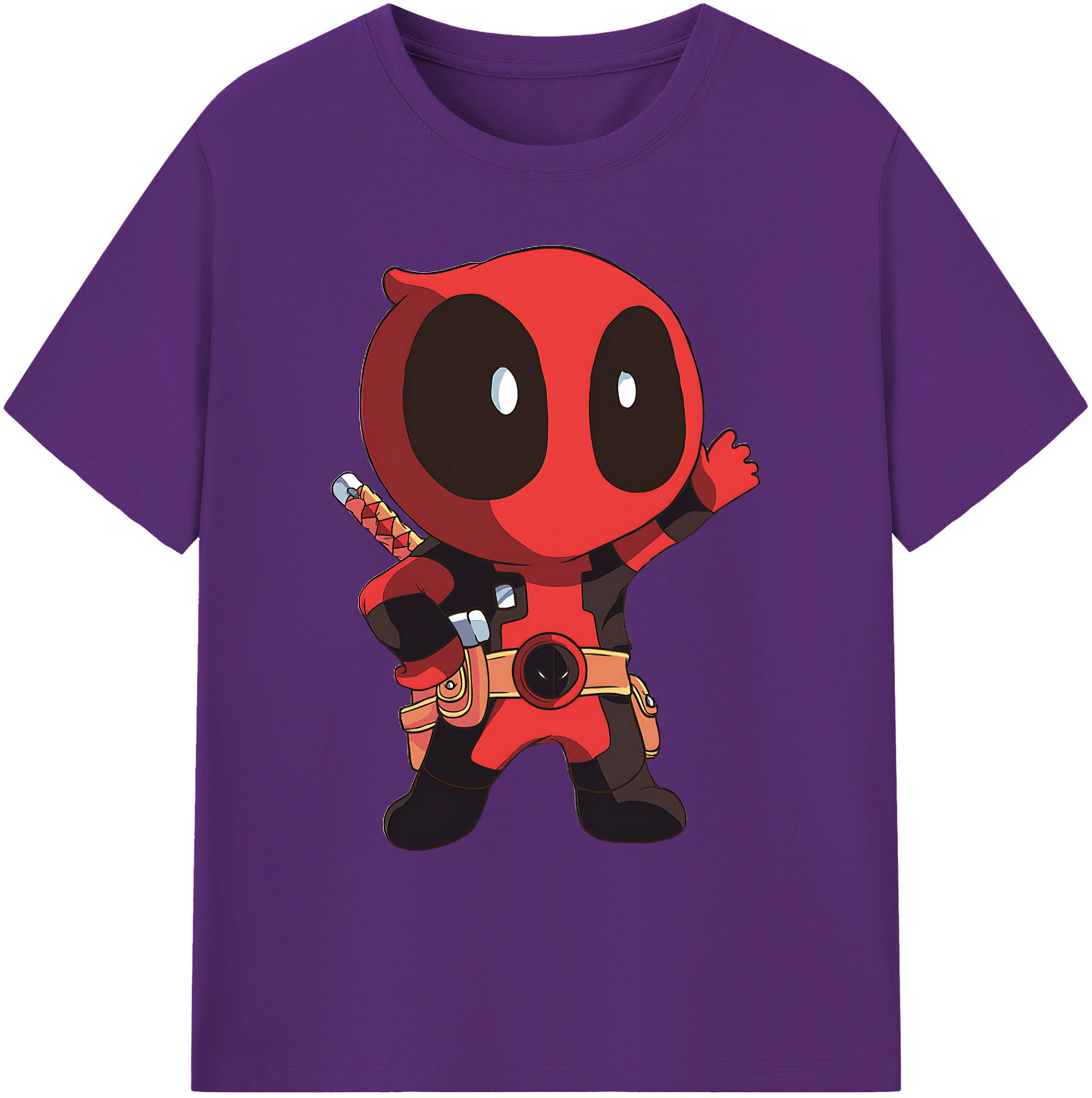 （画像用） Deadpool デッドプール 綿100％ メンズ半袖Tシャツ｜肌触りやわらか＆通気性
