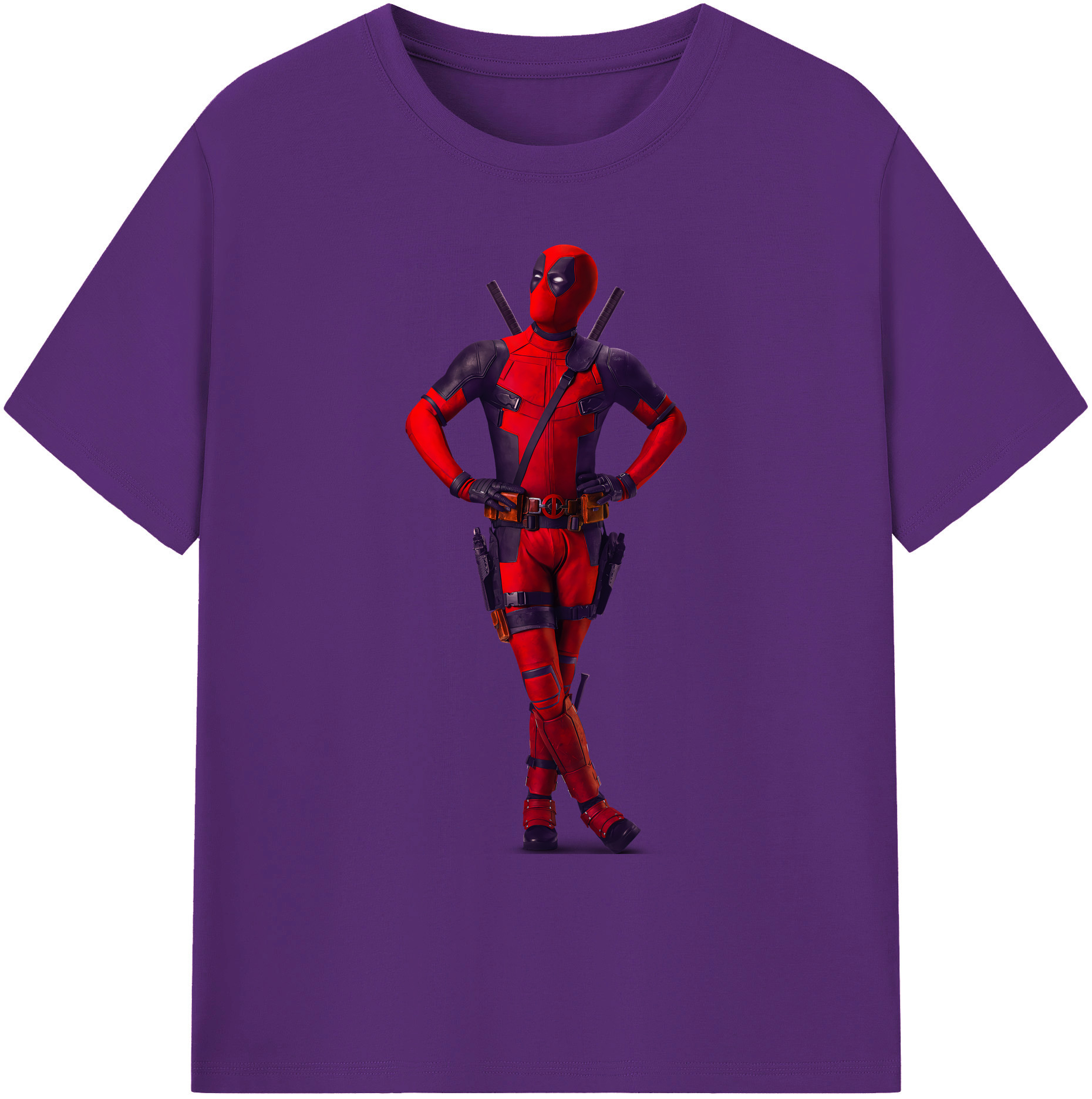 （画像用） Deadpool デッドプール 綿100％ メンズ半袖Tシャツ｜肌触りやわらか＆通気性