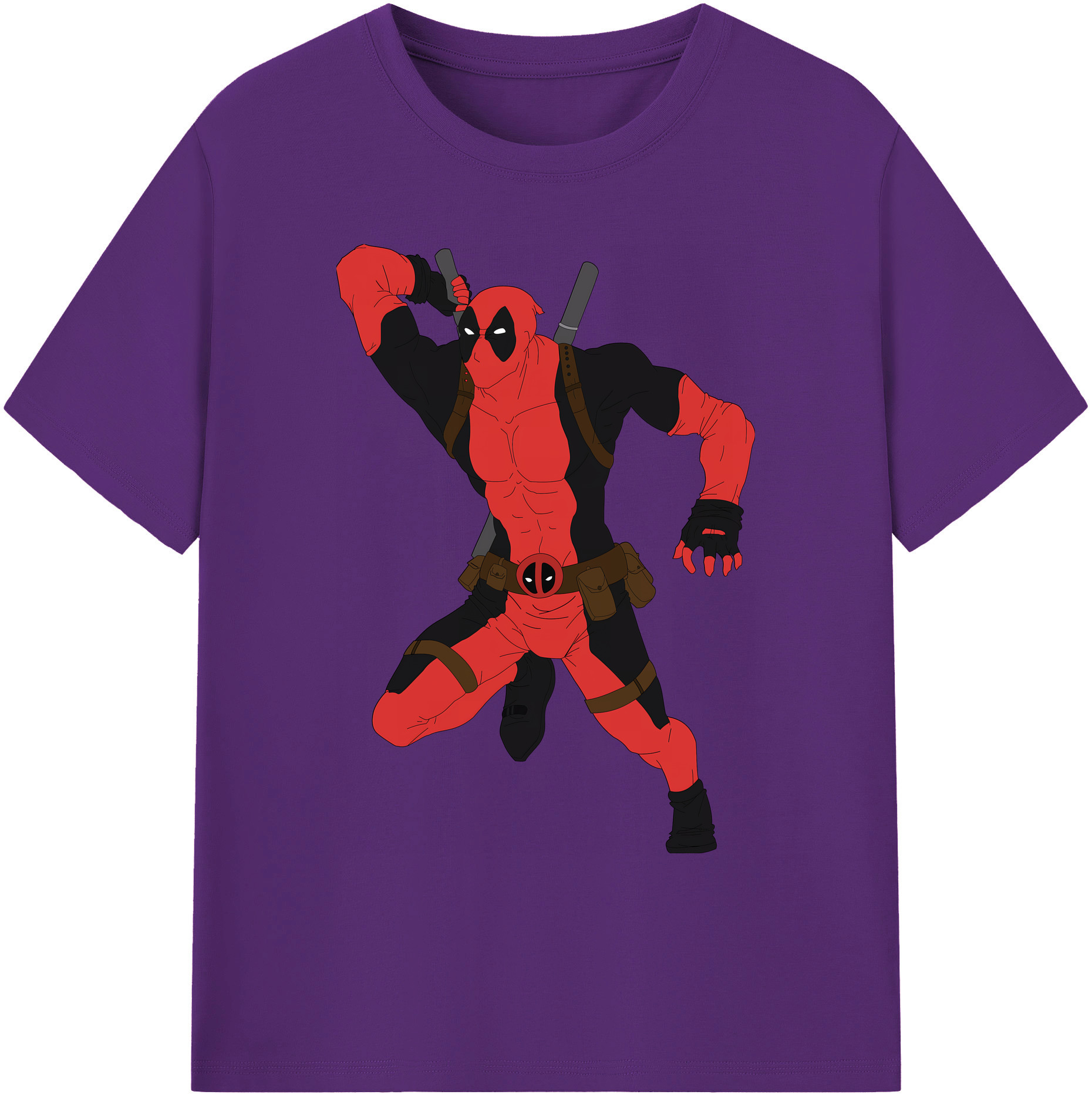 （画像用） Deadpool デッドプール 綿100％ メンズ半袖Tシャツ｜肌触りやわらか＆通気性