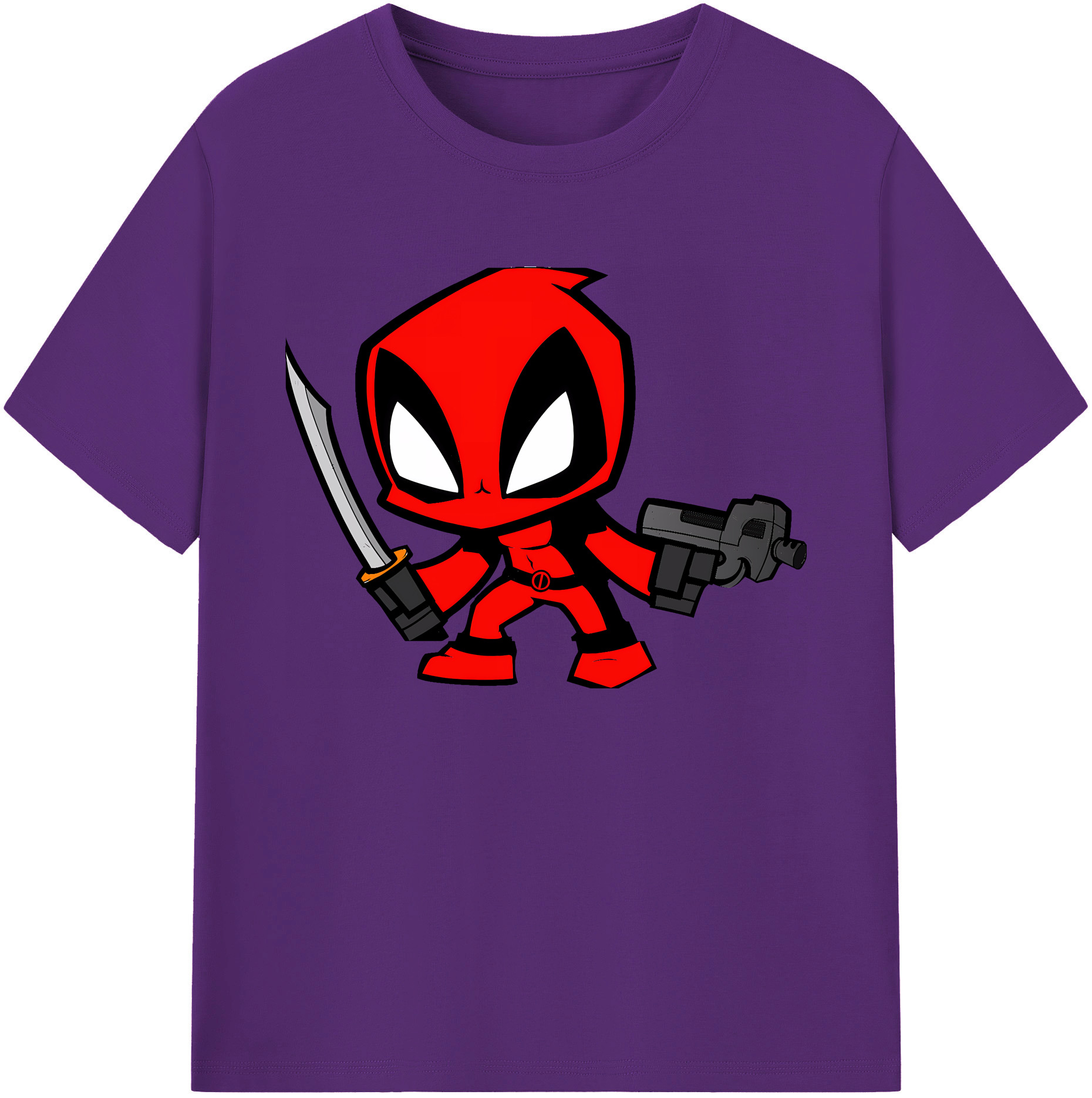 （画像用） Deadpool デッドプール 綿100％ メンズ半袖Tシャツ｜肌触りやわらか＆通気性