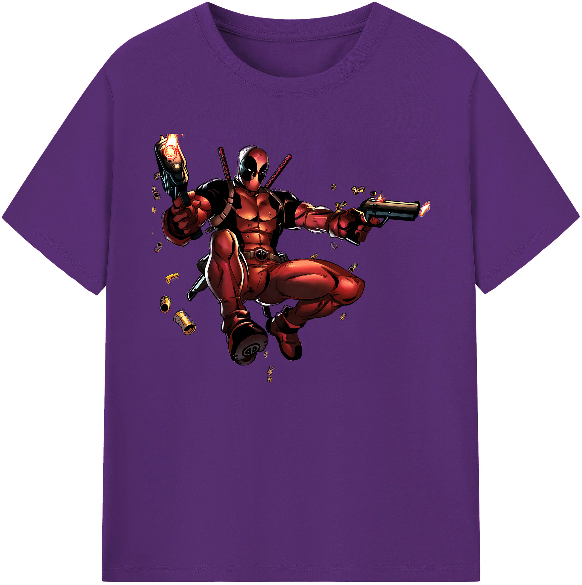 （画像用） Deadpool デッドプール 綿100％ メンズ半袖Tシャツ｜肌触りやわらか＆通気性