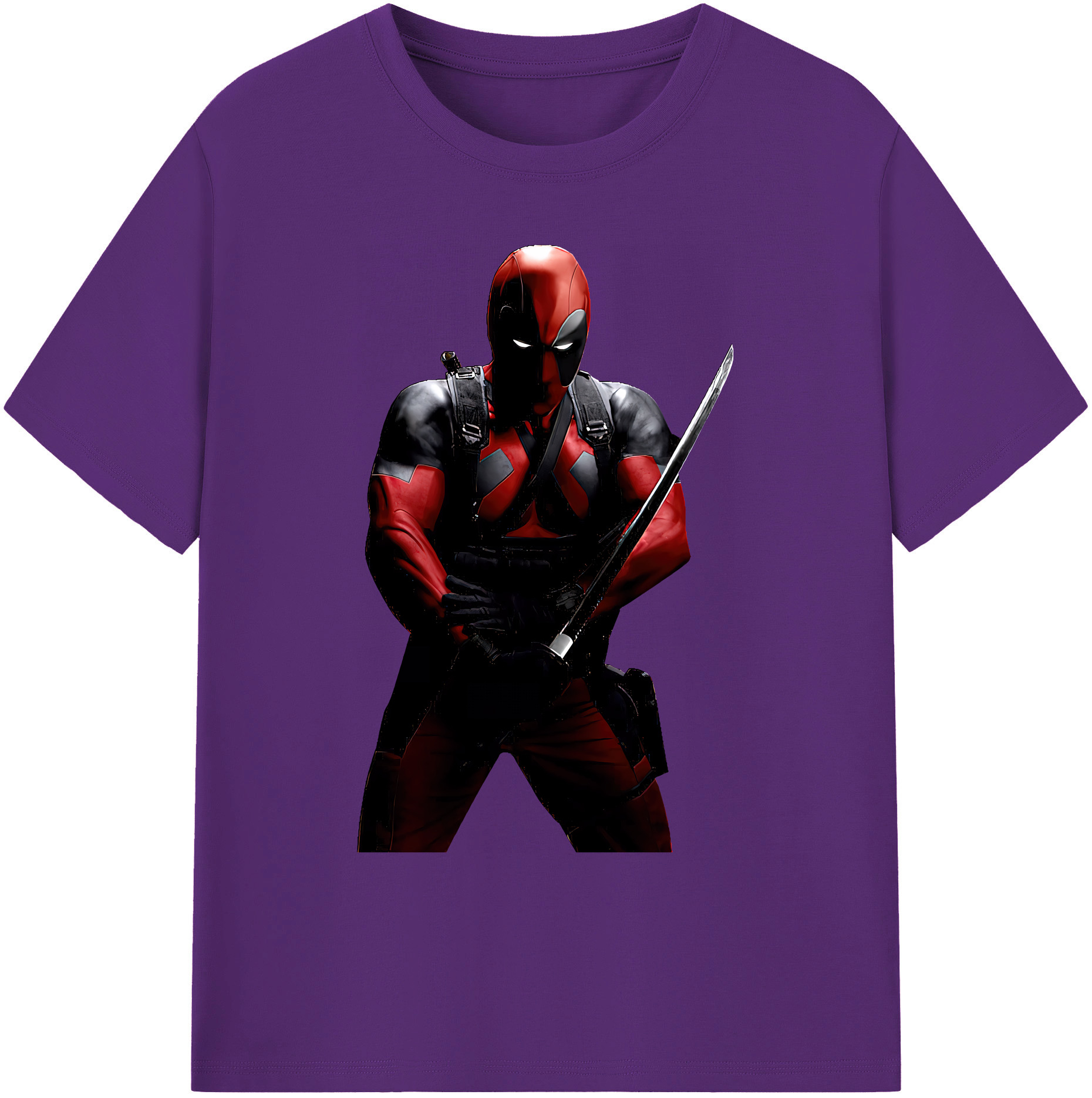 （画像用） Deadpool デッドプール 綿100％ メンズ半袖Tシャツ｜肌触りやわらか＆通気性