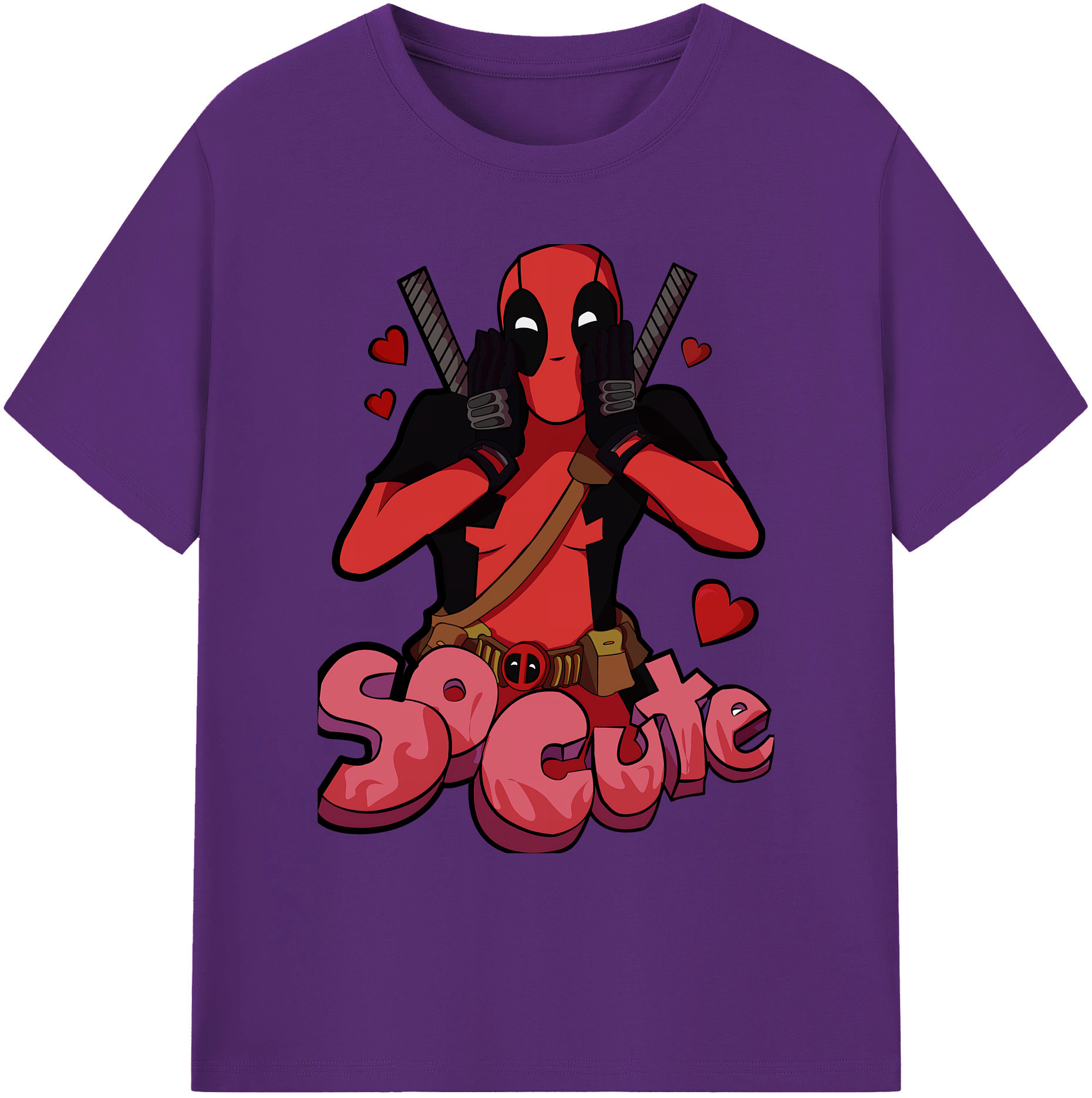 （画像用） Deadpool デッドプール 綿100％ メンズ半袖Tシャツ｜肌触りやわらか＆通気性