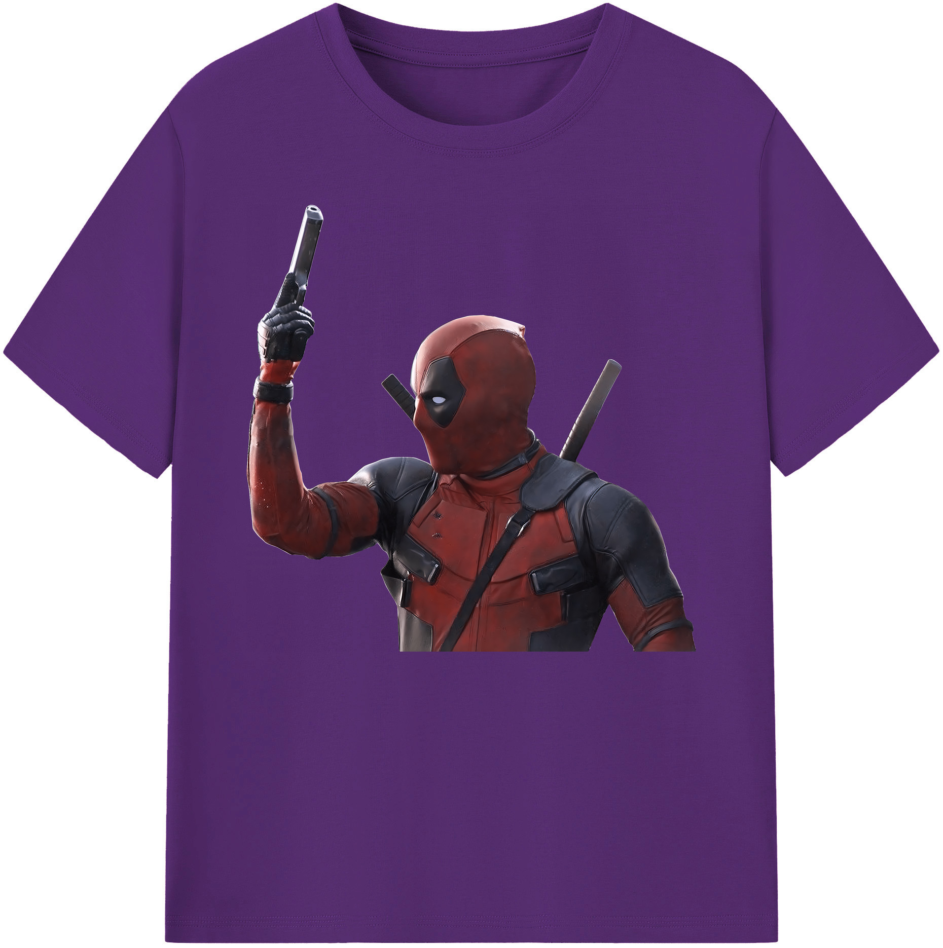 （画像用） Deadpool デッドプール 綿100％ メンズ半袖Tシャツ｜肌触りやわらか＆通気性