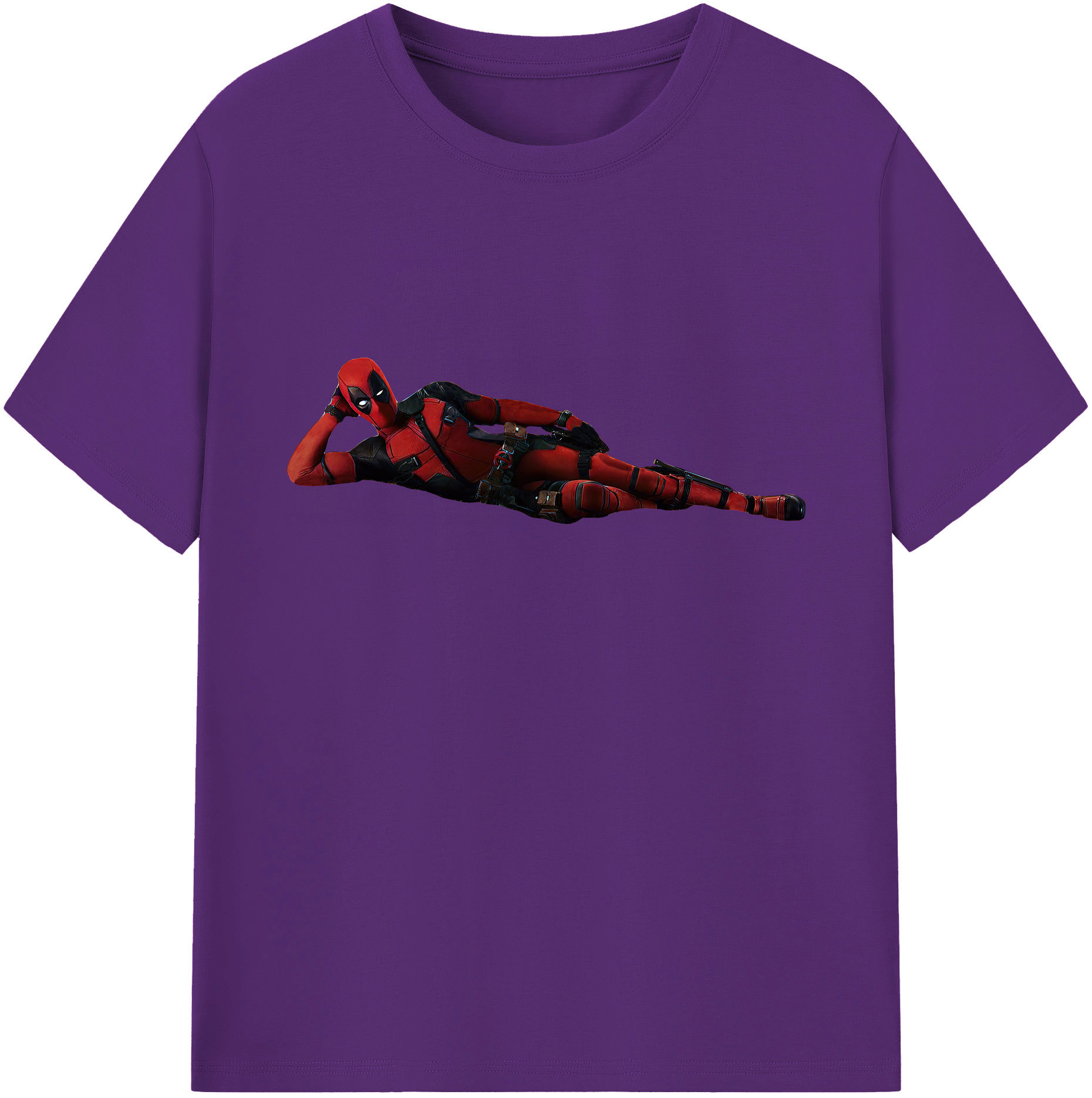 （画像用） Deadpool デッドプール 綿100％ メンズ半袖Tシャツ｜肌触りやわらか＆通気性