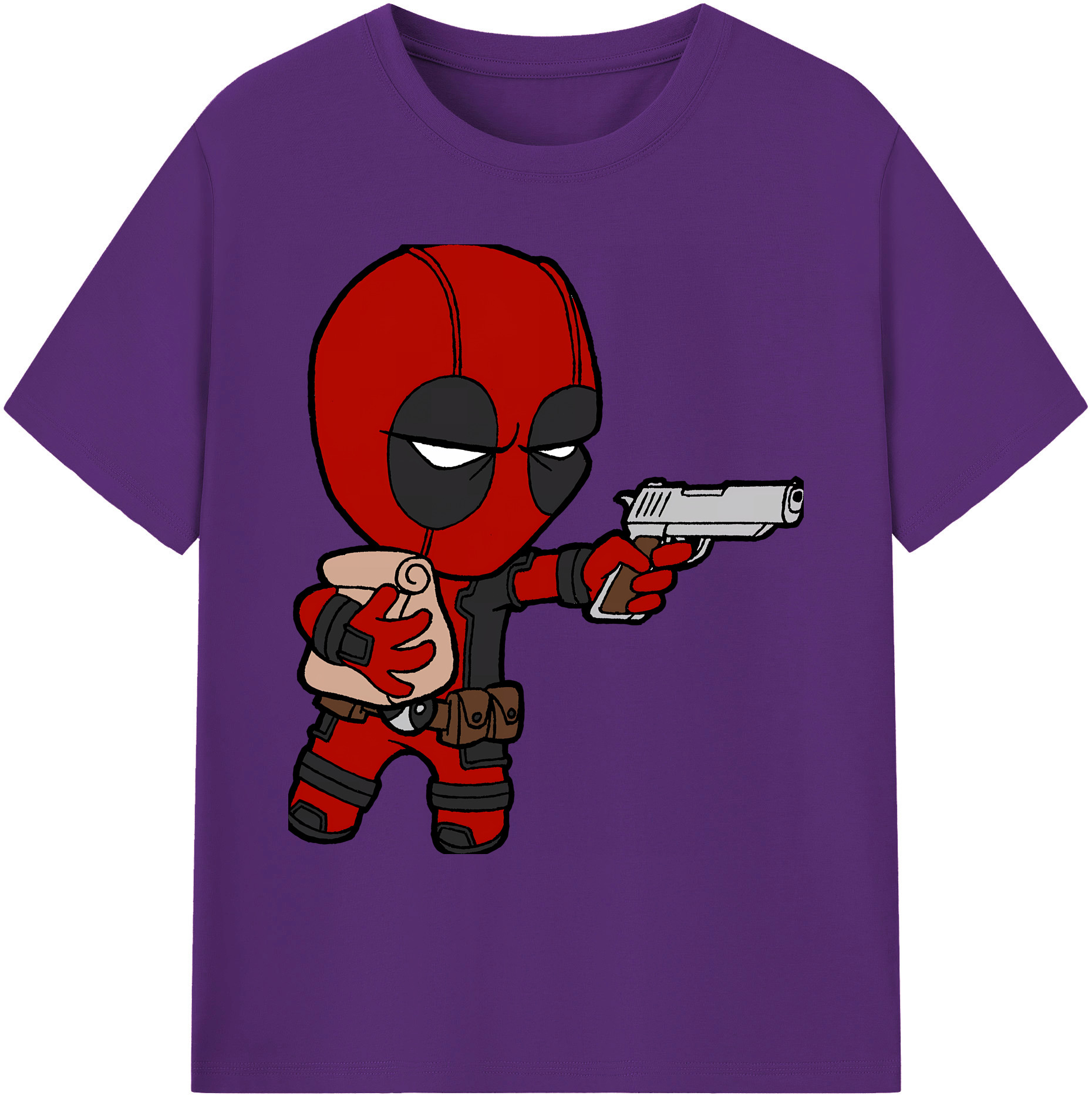 （画像用） Deadpool デッドプール 綿100％ メンズ半袖Tシャツ｜肌触りやわらか＆通気性