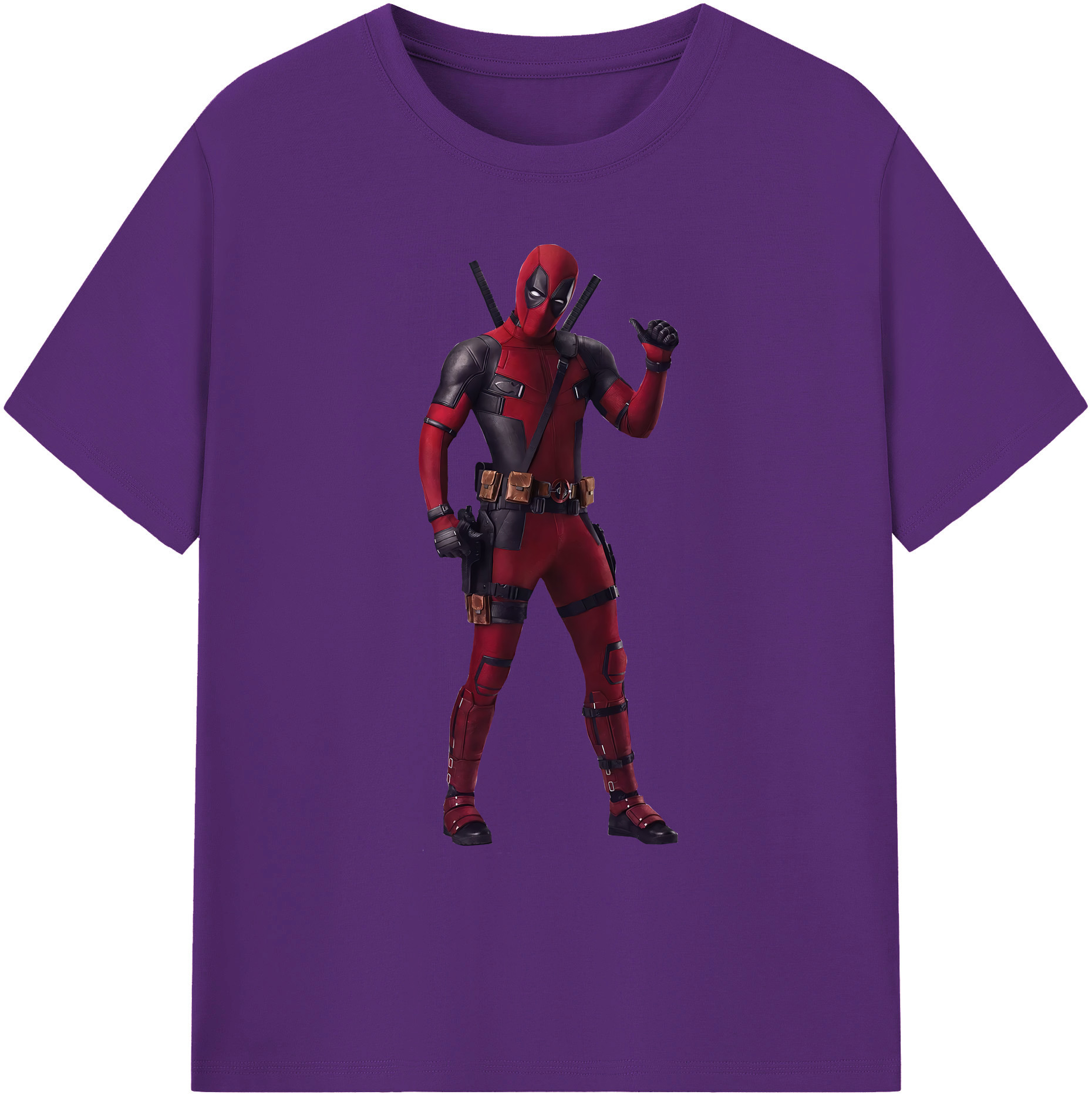 （画像用） Deadpool デッドプール 綿100％ メンズ半袖Tシャツ｜肌触りやわらか＆通気性