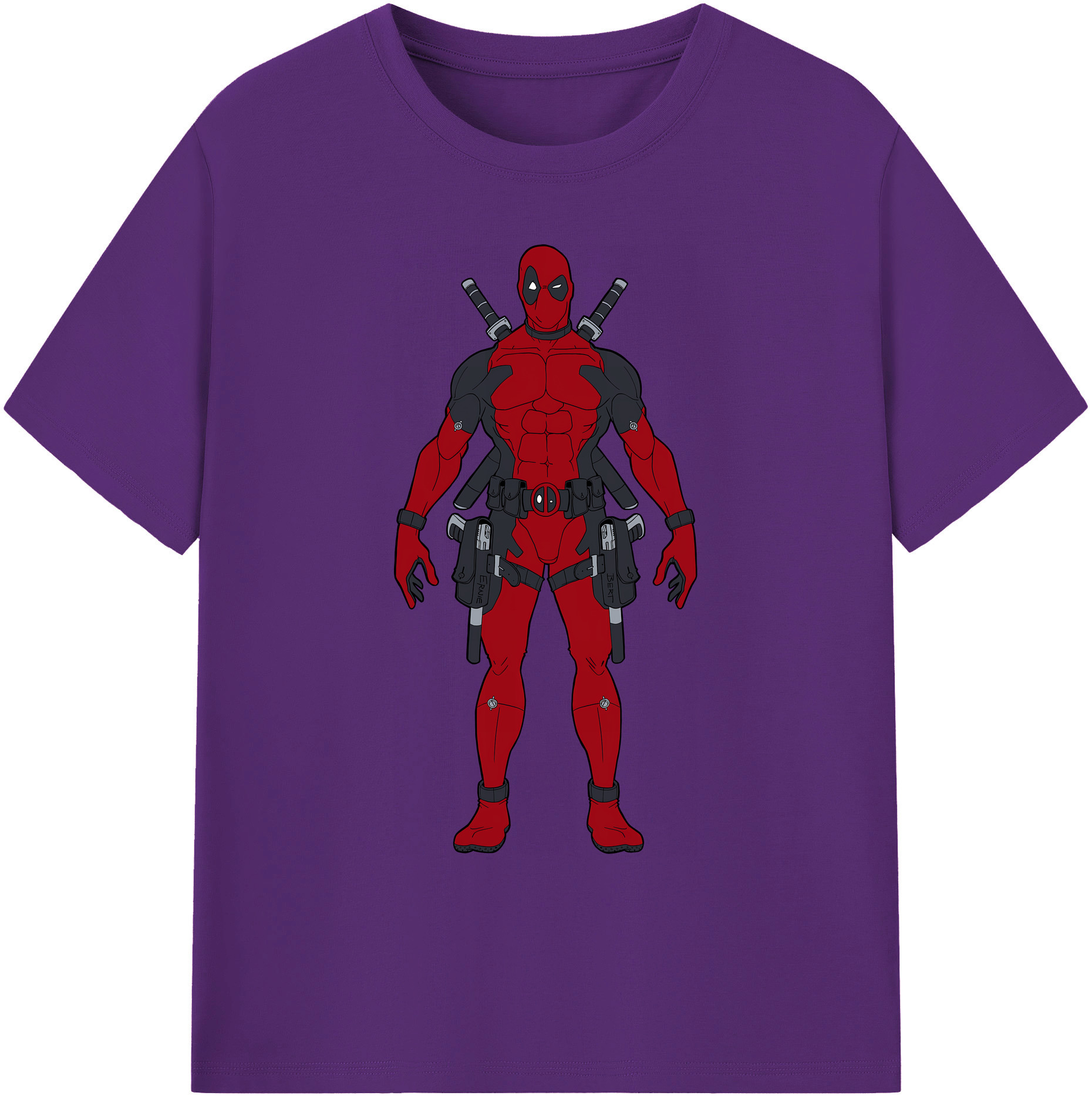 （画像用） Deadpool デッドプール 綿100％ メンズ半袖Tシャツ｜肌触りやわらか＆通気性