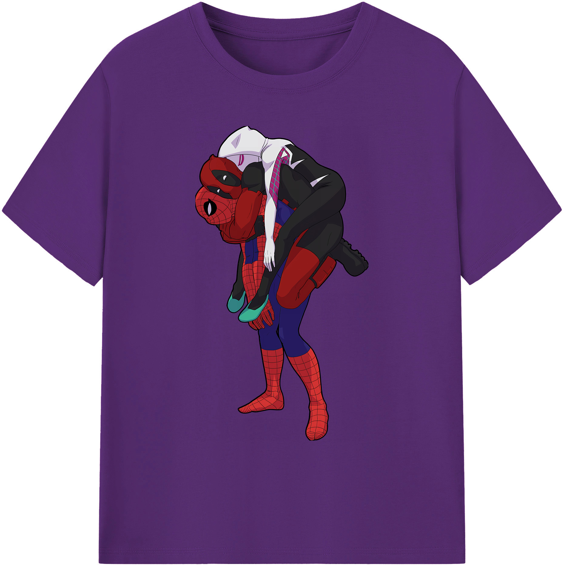 （画像用） Deadpool デッドプール 綿100％ メンズ半袖Tシャツ｜肌触りやわらか＆通気性