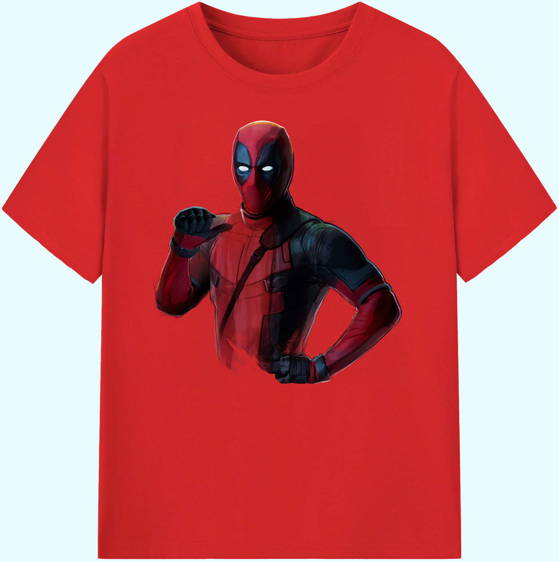 （画像用） Deadpool デッドプール 綿100％ メンズ半袖Tシャツ｜肌触りやわらか＆通気性