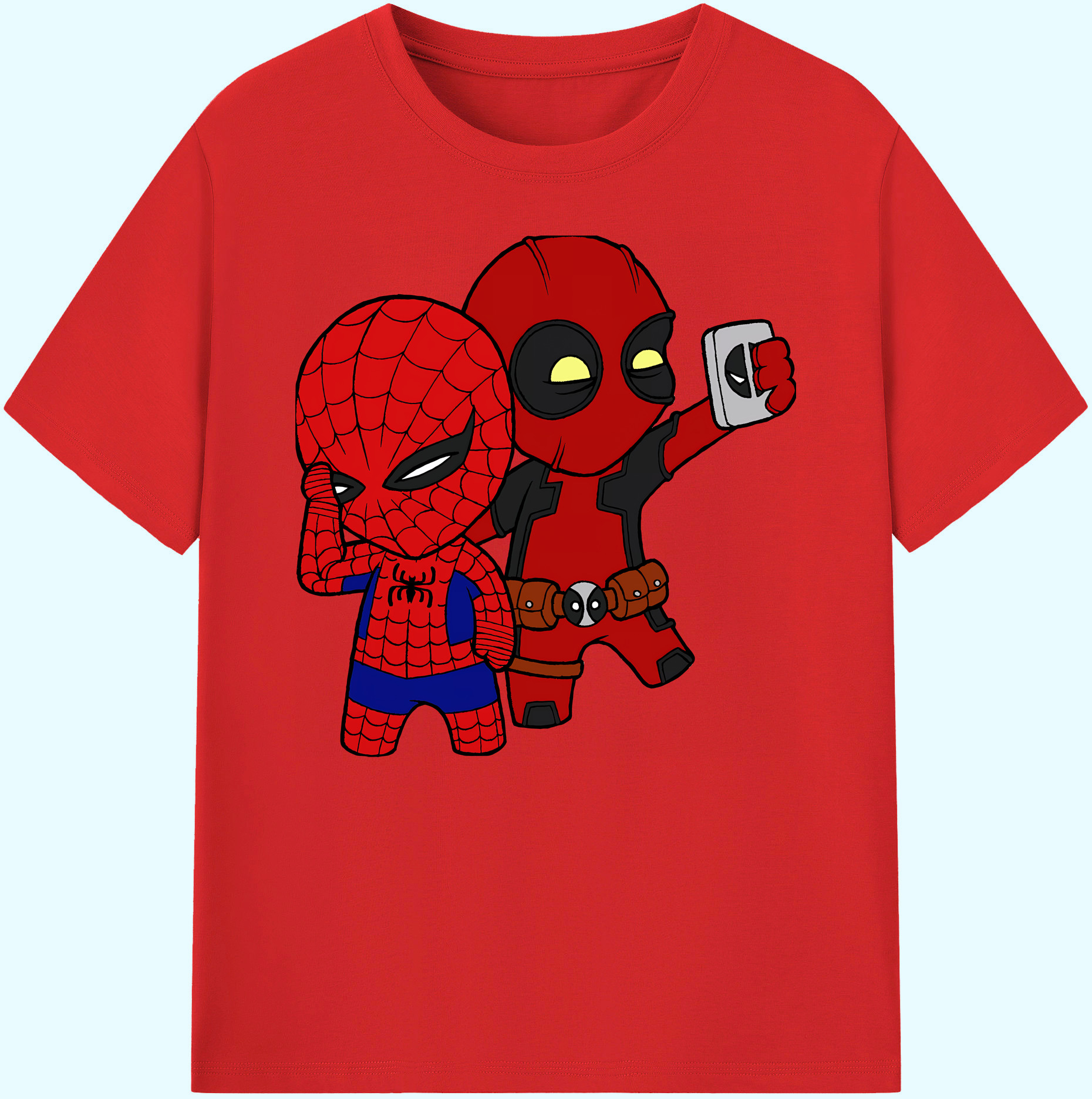 （画像用） Deadpool デッドプール 綿100％ メンズ半袖Tシャツ｜肌触りやわらか＆通気性