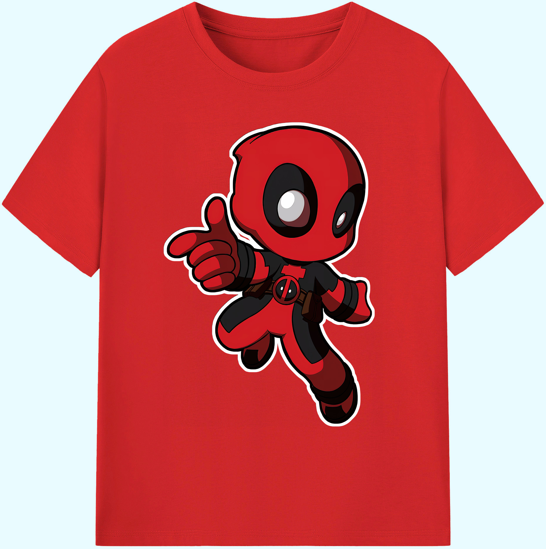 （画像用） Deadpool デッドプール 綿100％ メンズ半袖Tシャツ｜肌触りやわらか＆通気性