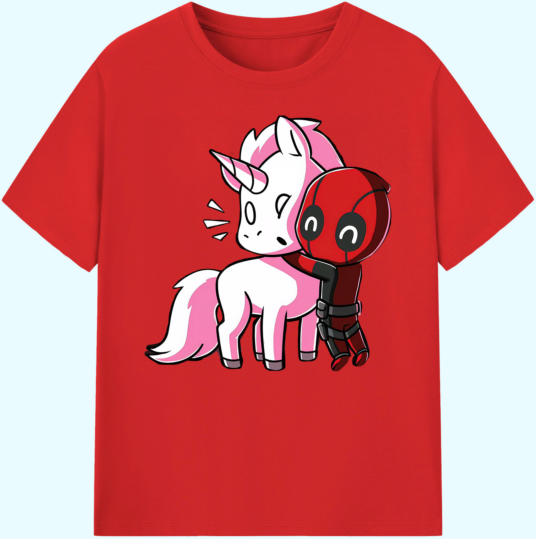 （画像用） Deadpool デッドプール 綿100％ メンズ半袖Tシャツ｜肌触りやわらか＆通気性