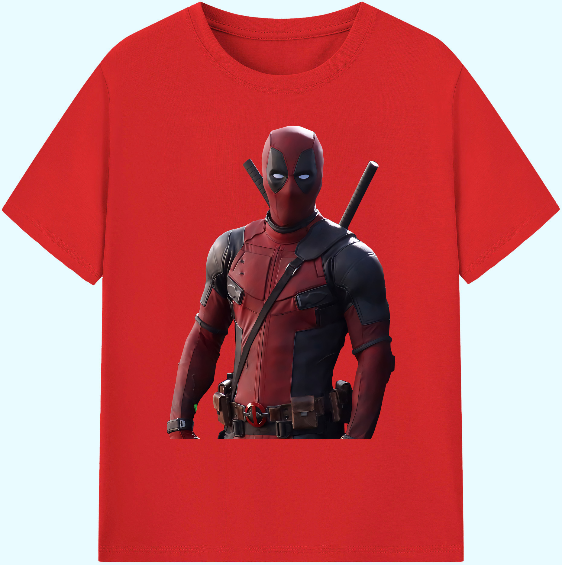 （画像用） Deadpool デッドプール 綿100％ メンズ半袖Tシャツ｜肌触りやわらか＆通気性