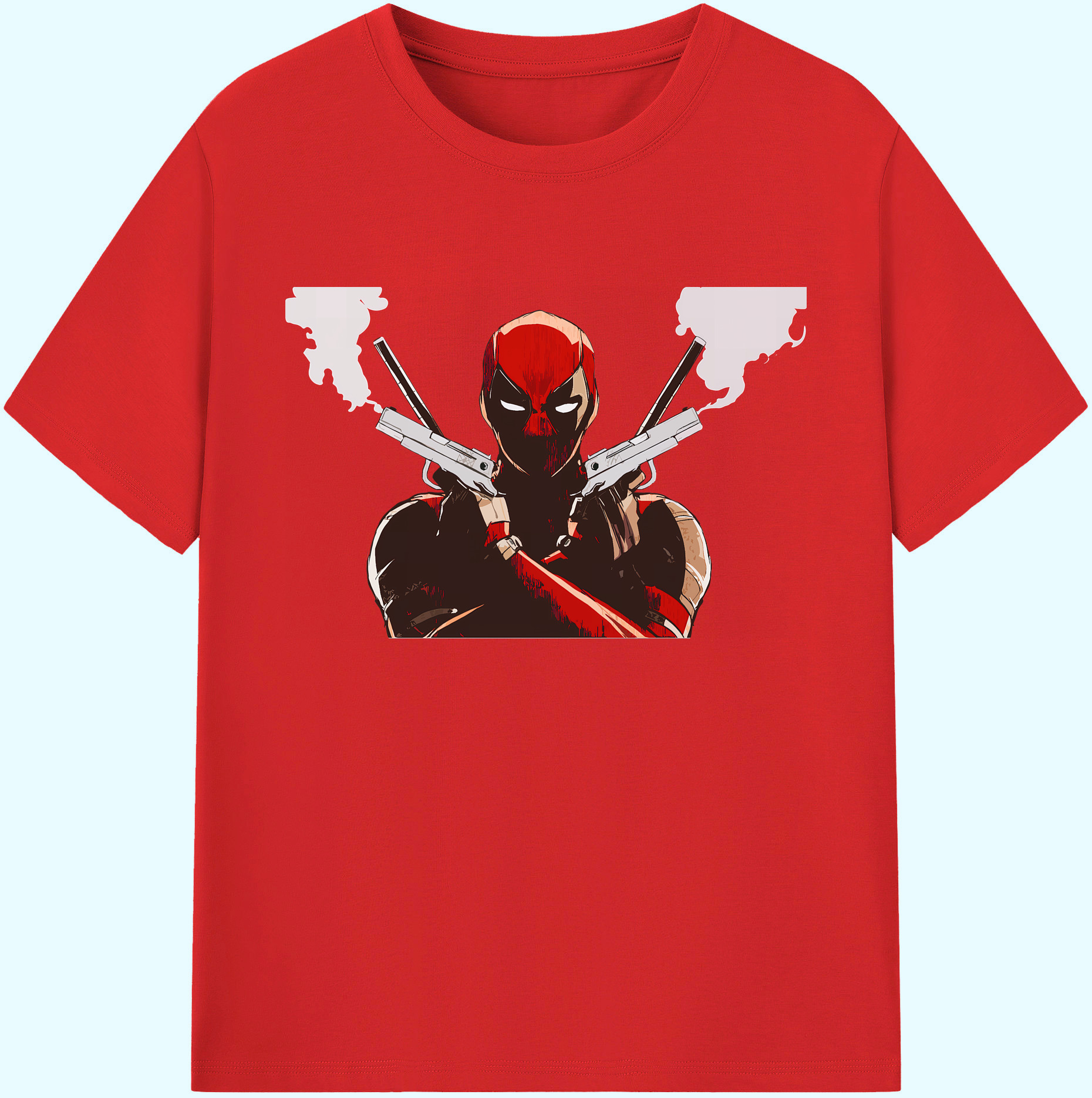 （画像用） Deadpool デッドプール 綿100％ メンズ半袖Tシャツ｜肌触りやわらか＆通気性