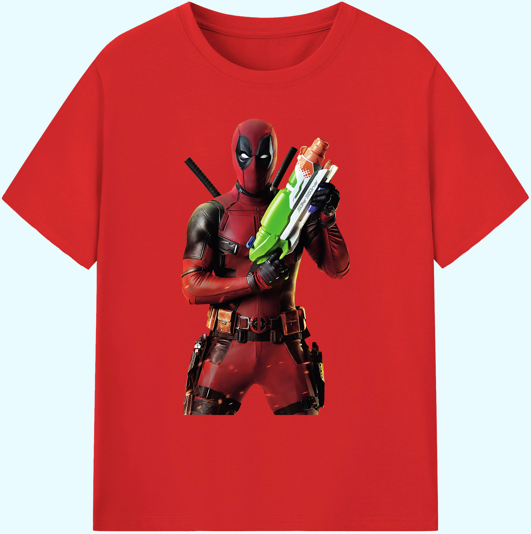（画像用） Deadpool デッドプール 綿100％ メンズ半袖Tシャツ｜肌触りやわらか＆通気性