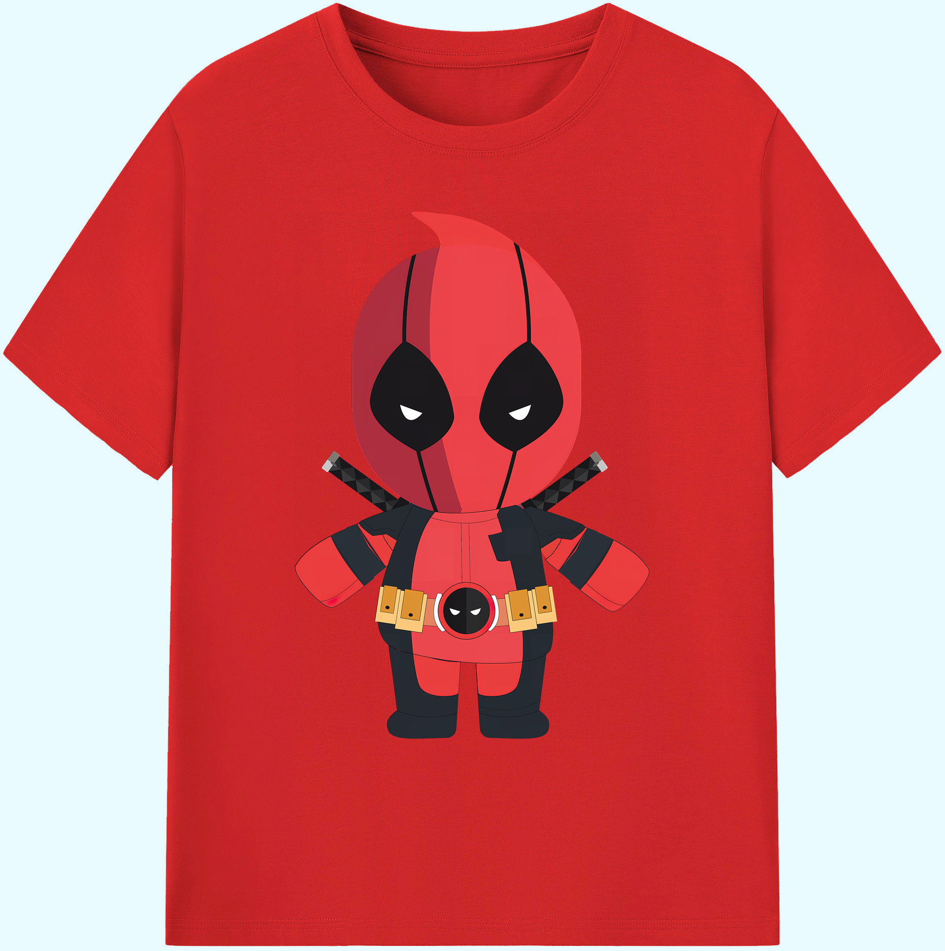 （画像用） Deadpool デッドプール 綿100％ メンズ半袖Tシャツ｜肌触りやわらか＆通気性
