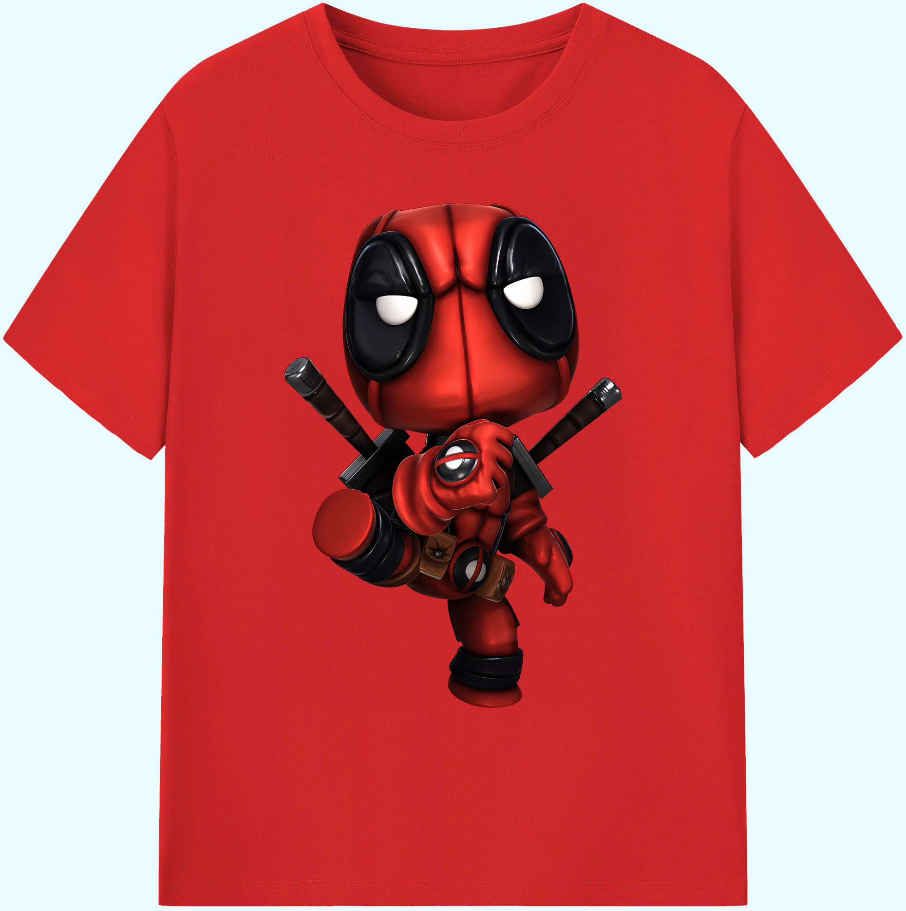 （画像用） Deadpool デッドプール 綿100％ メンズ半袖Tシャツ｜肌触りやわらか＆通気性