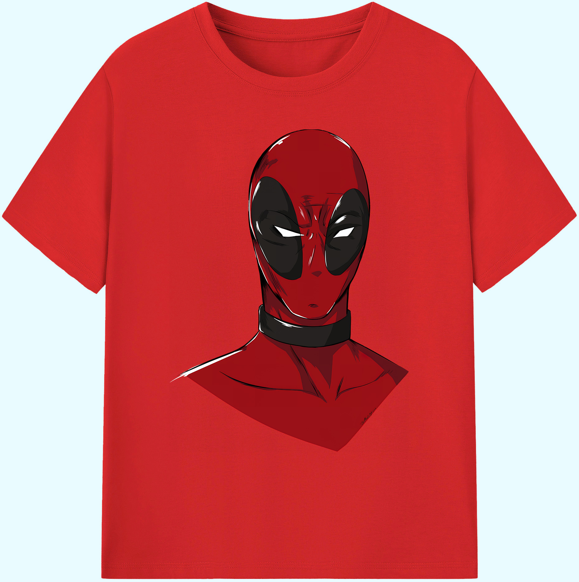 （画像用） Deadpool デッドプール 綿100％ メンズ半袖Tシャツ｜肌触りやわらか＆通気性