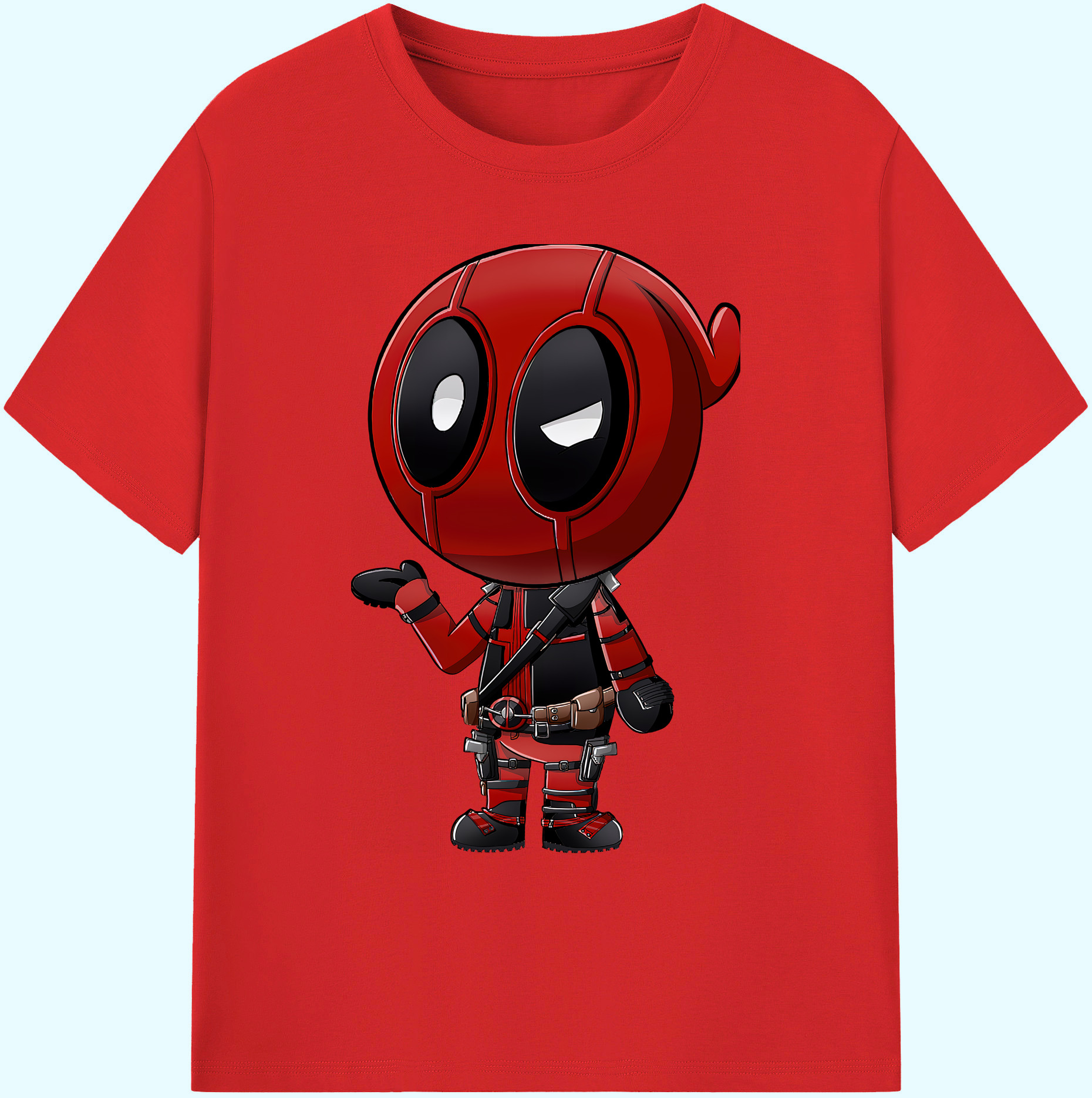 （画像用） Deadpool デッドプール 綿100％ メンズ半袖Tシャツ｜肌触りやわらか＆通気性