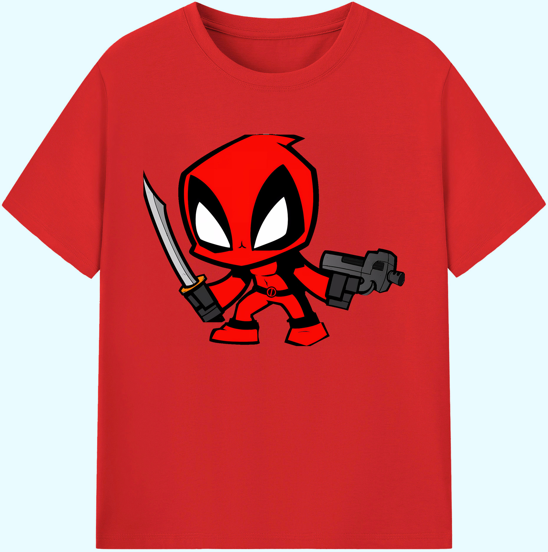 （画像用） Deadpool デッドプール 綿100％ メンズ半袖Tシャツ｜肌触りやわらか＆通気性