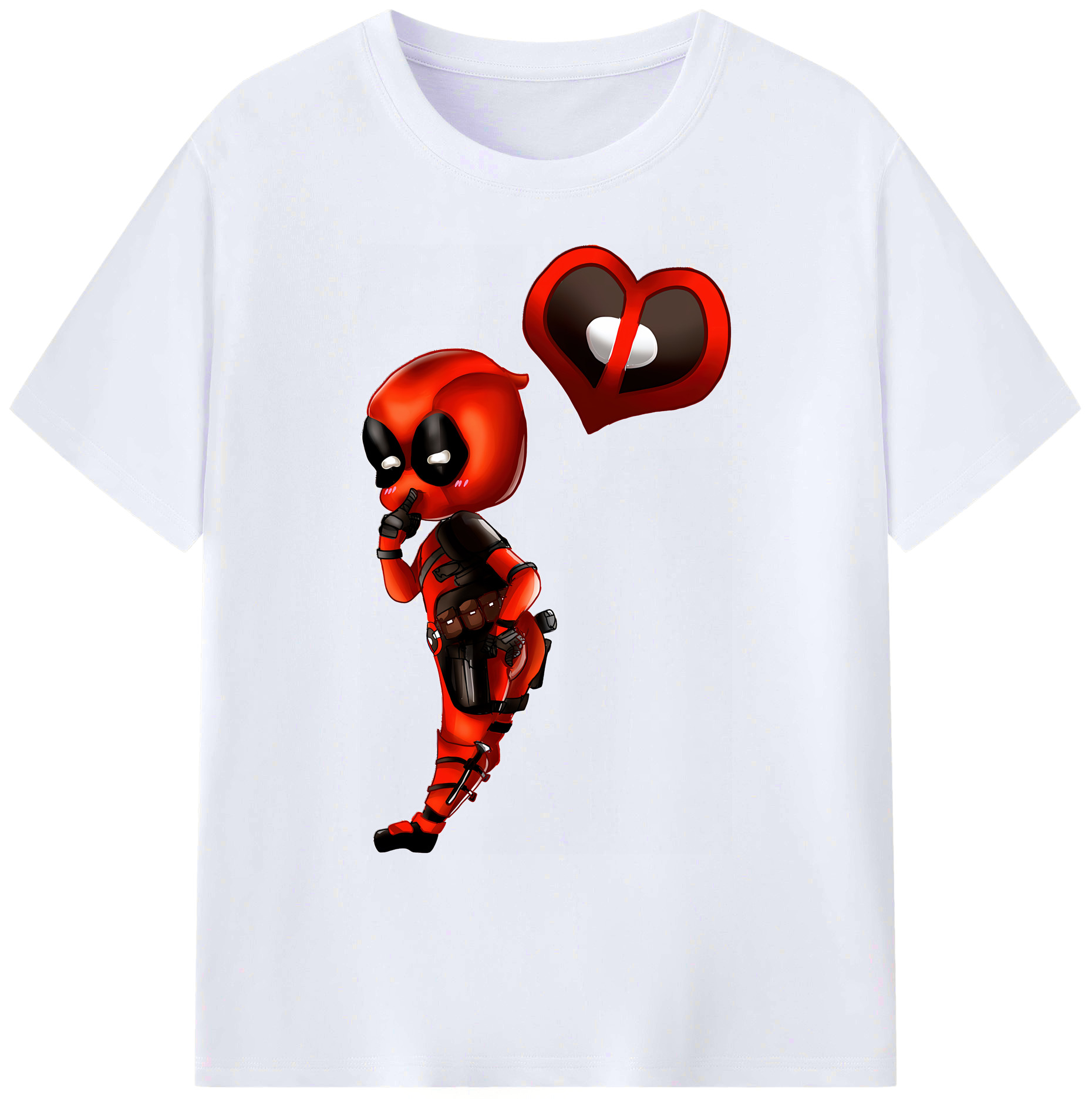 （画像用） Deadpool デッドプール 綿100％ メンズ半袖Tシャツ｜肌触りやわらか＆通気性