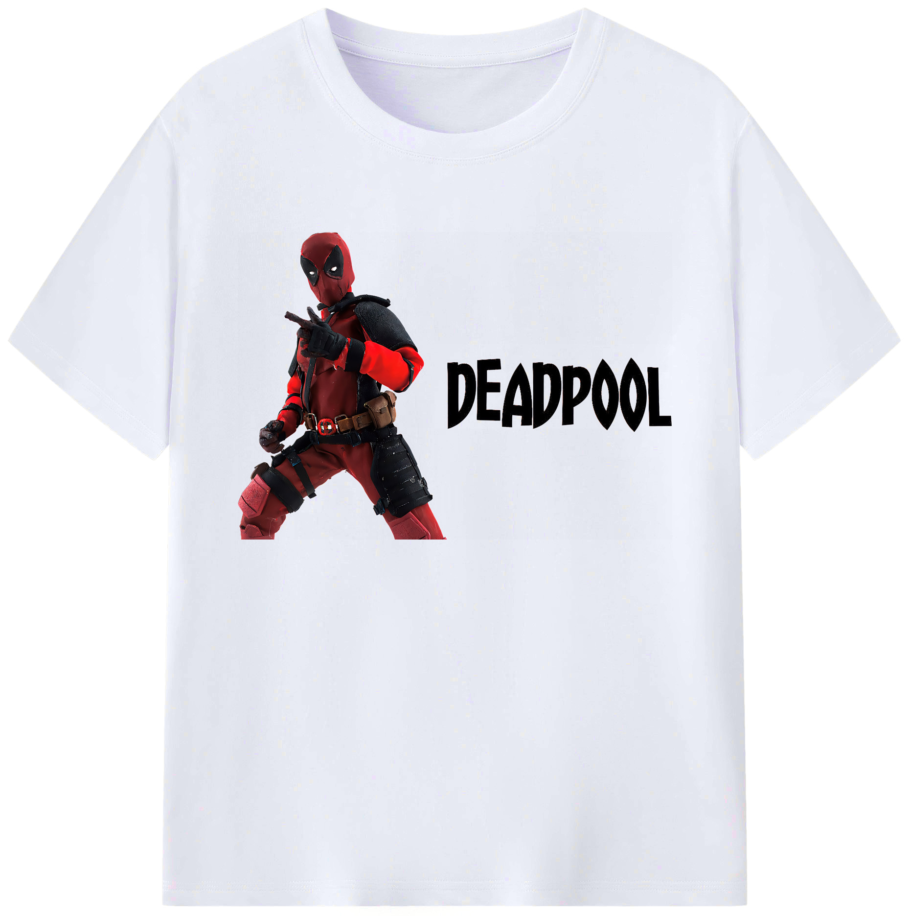 （画像用） Deadpool デッドプール 綿100％ メンズ半袖Tシャツ｜肌触りやわらか＆通気性