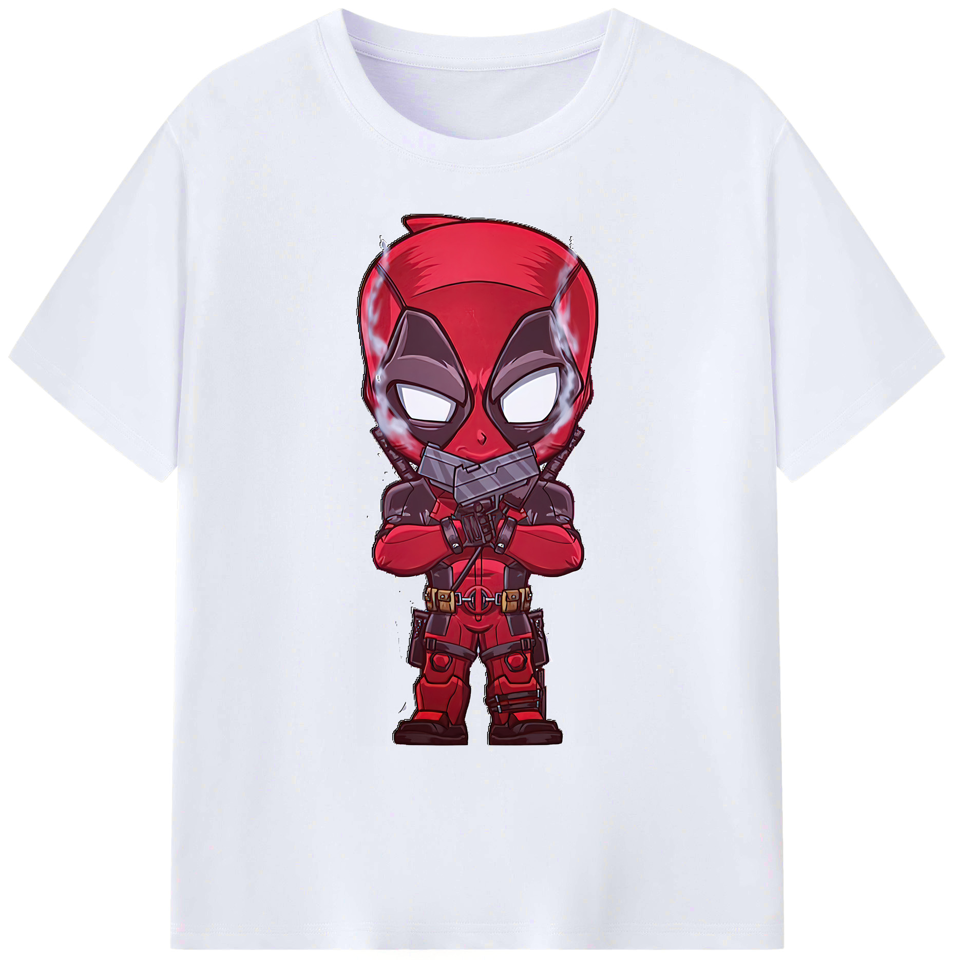 （画像用） Deadpool デッドプール 綿100％ メンズ半袖Tシャツ｜肌触りやわらか＆通気性