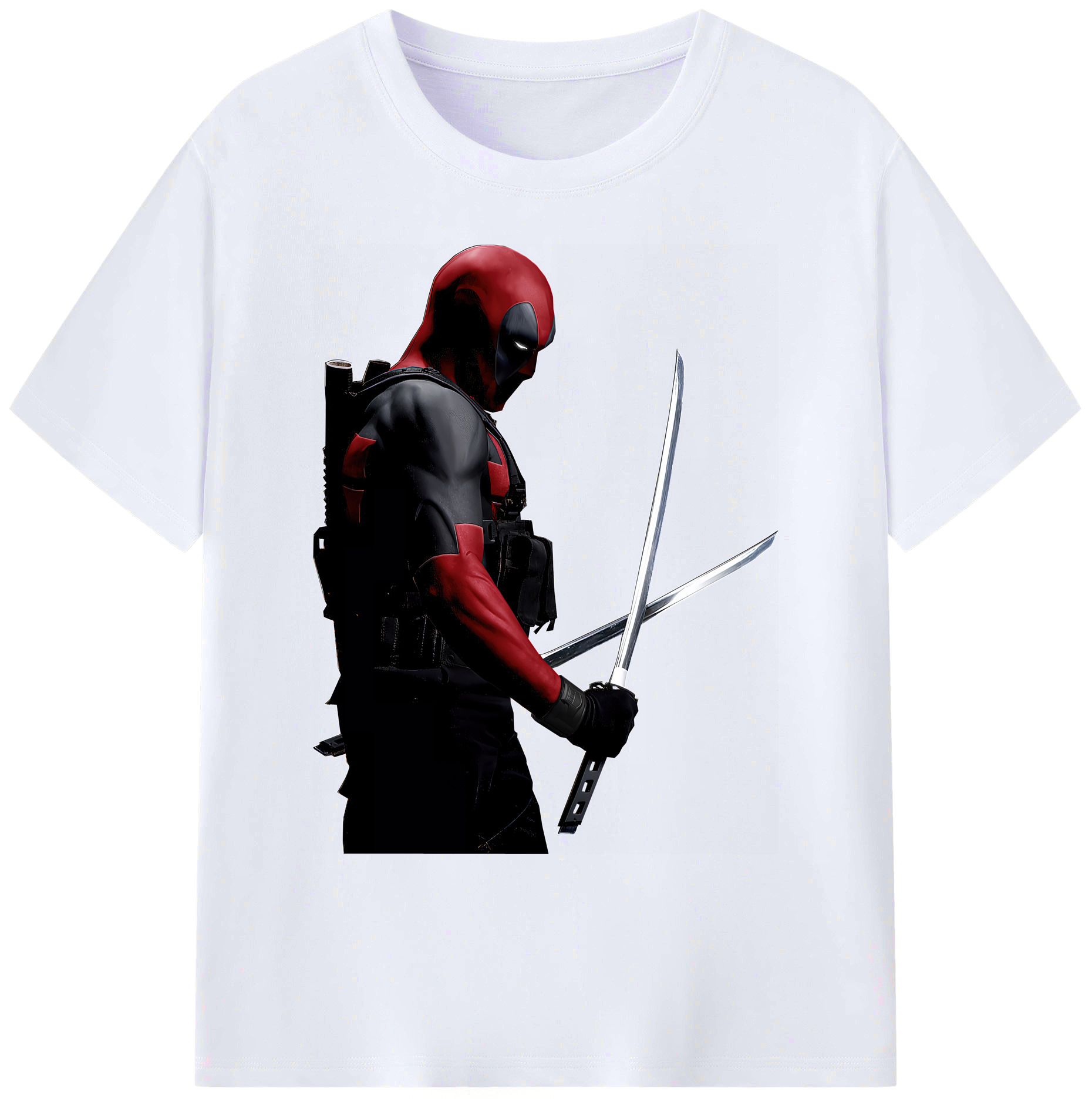 （画像用） Deadpool デッドプール 綿100％ メンズ半袖Tシャツ｜肌触りやわらか＆通気性