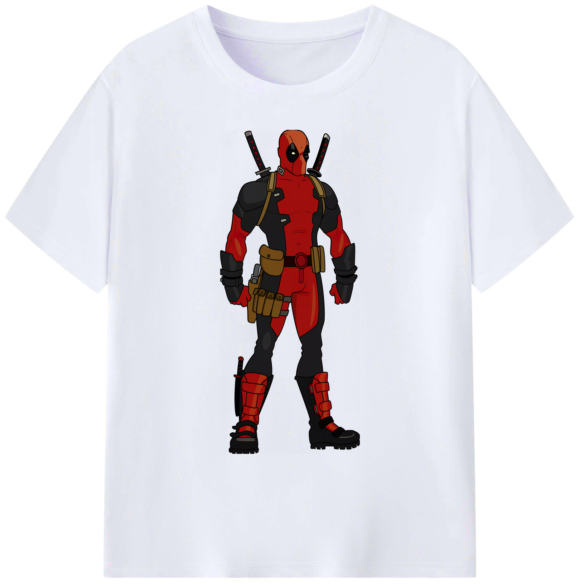 （画像用） Deadpool デッドプール 綿100％ メンズ半袖Tシャツ｜肌触りやわらか＆通気性