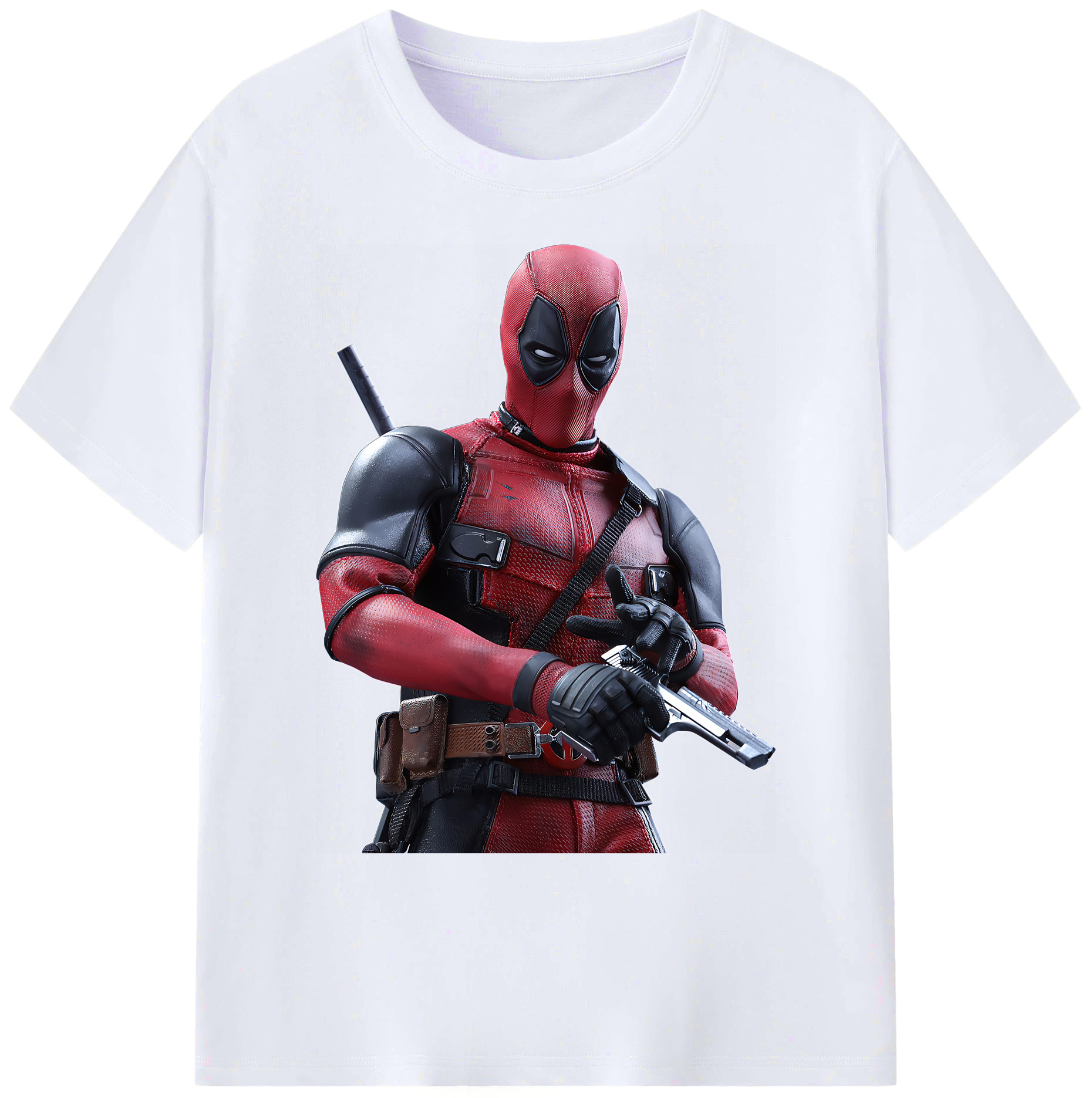 （画像用） Deadpool デッドプール 綿100％ メンズ半袖Tシャツ｜肌触りやわらか＆通気性