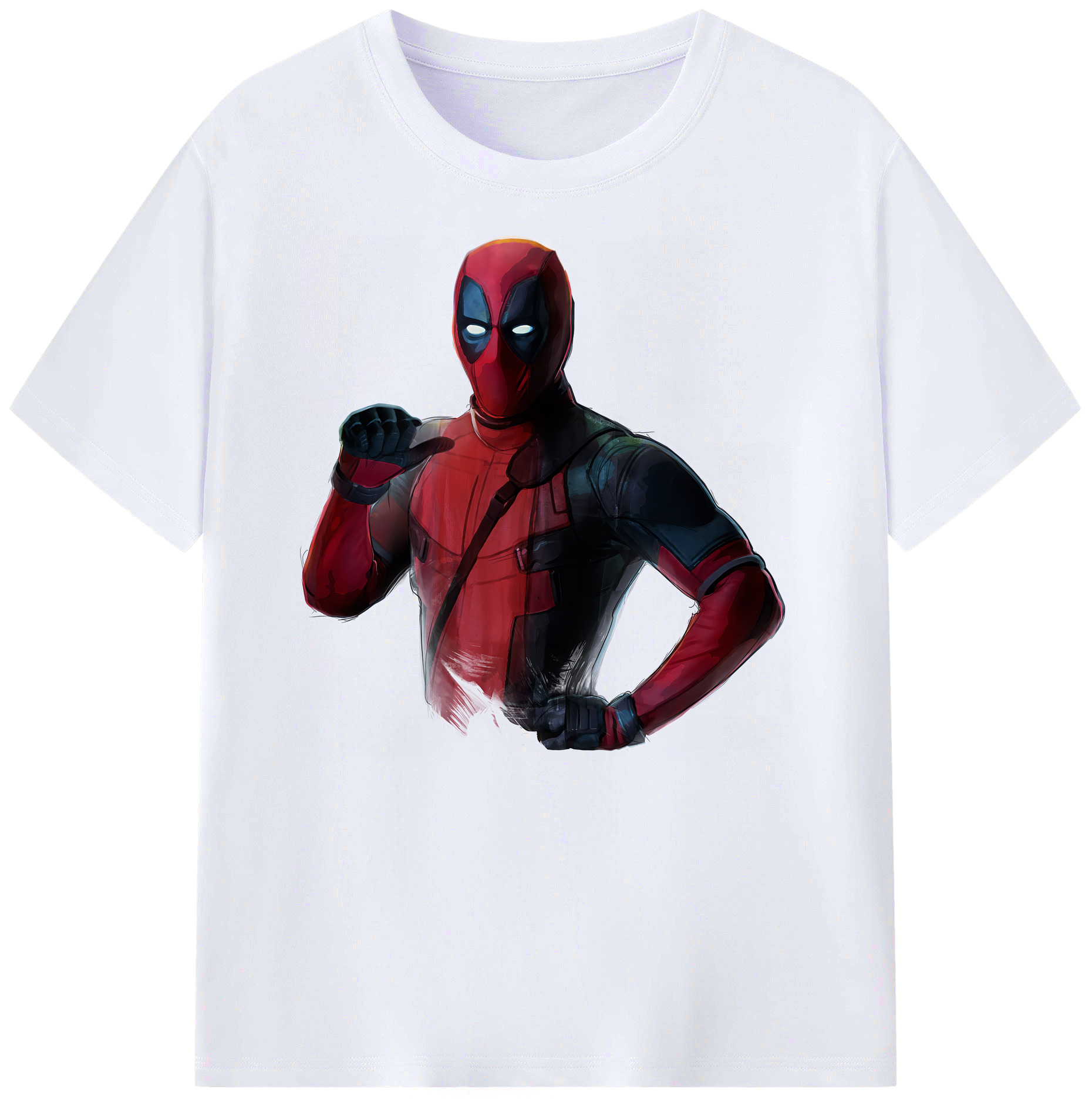 （画像用） Deadpool デッドプール 綿100％ メンズ半袖Tシャツ｜肌触りやわらか＆通気性